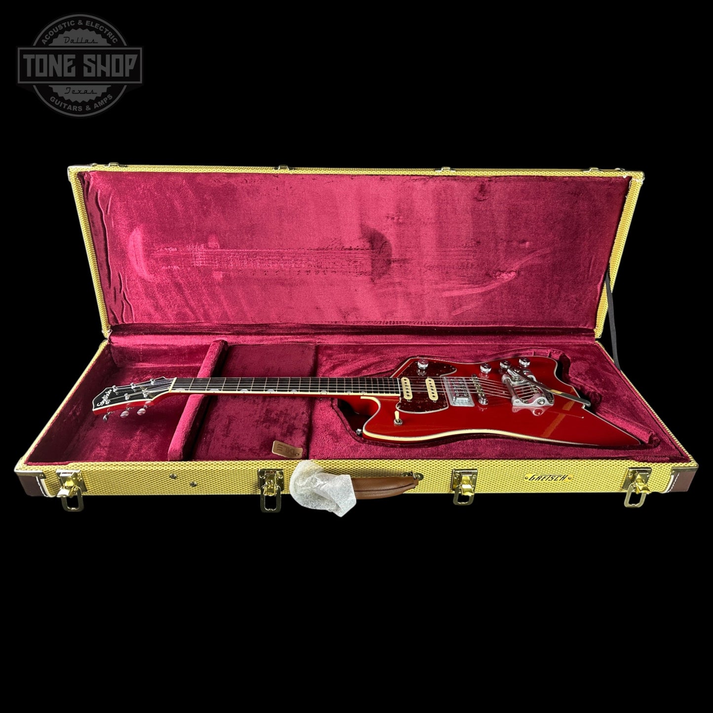 Used 2018 Gretsch Custom Shop Stephen Stern Masterbuilt Caddy-Bo Red w/Case TSU24192