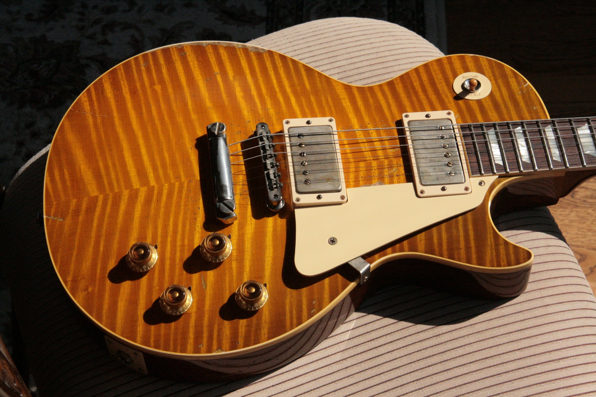 1959 Gibson AGED & SIGNED Ace Frehley 59 Les Paul Reissue! R9 True Historic 2015 Lemon Burst
