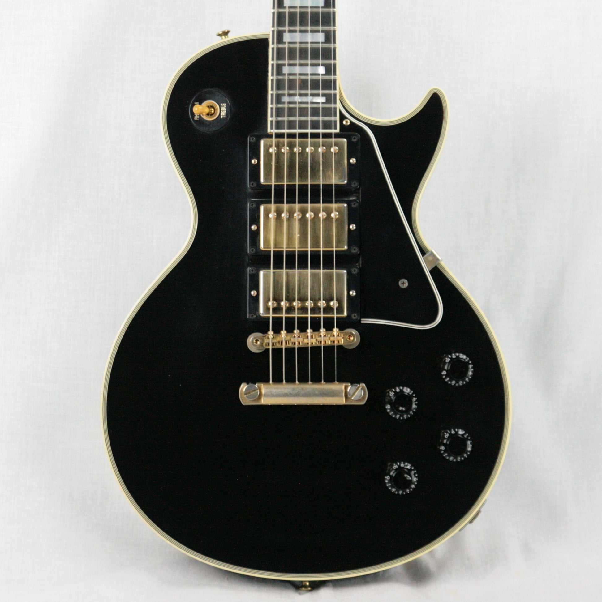 1957 Gibson Les Paul Custom 3 Pickups! LPB-3 Black Beauty Historic Reissue 57 Jimmy Page