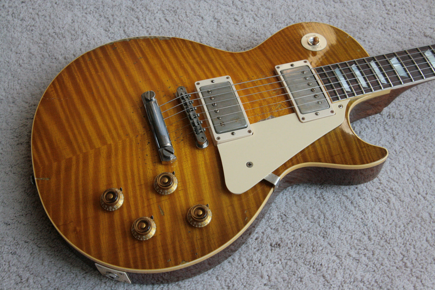 1959 Gibson AGED & SIGNED Ace Frehley 59 Les Paul Reissue! R9 True Historic 2015 Lemon Burst