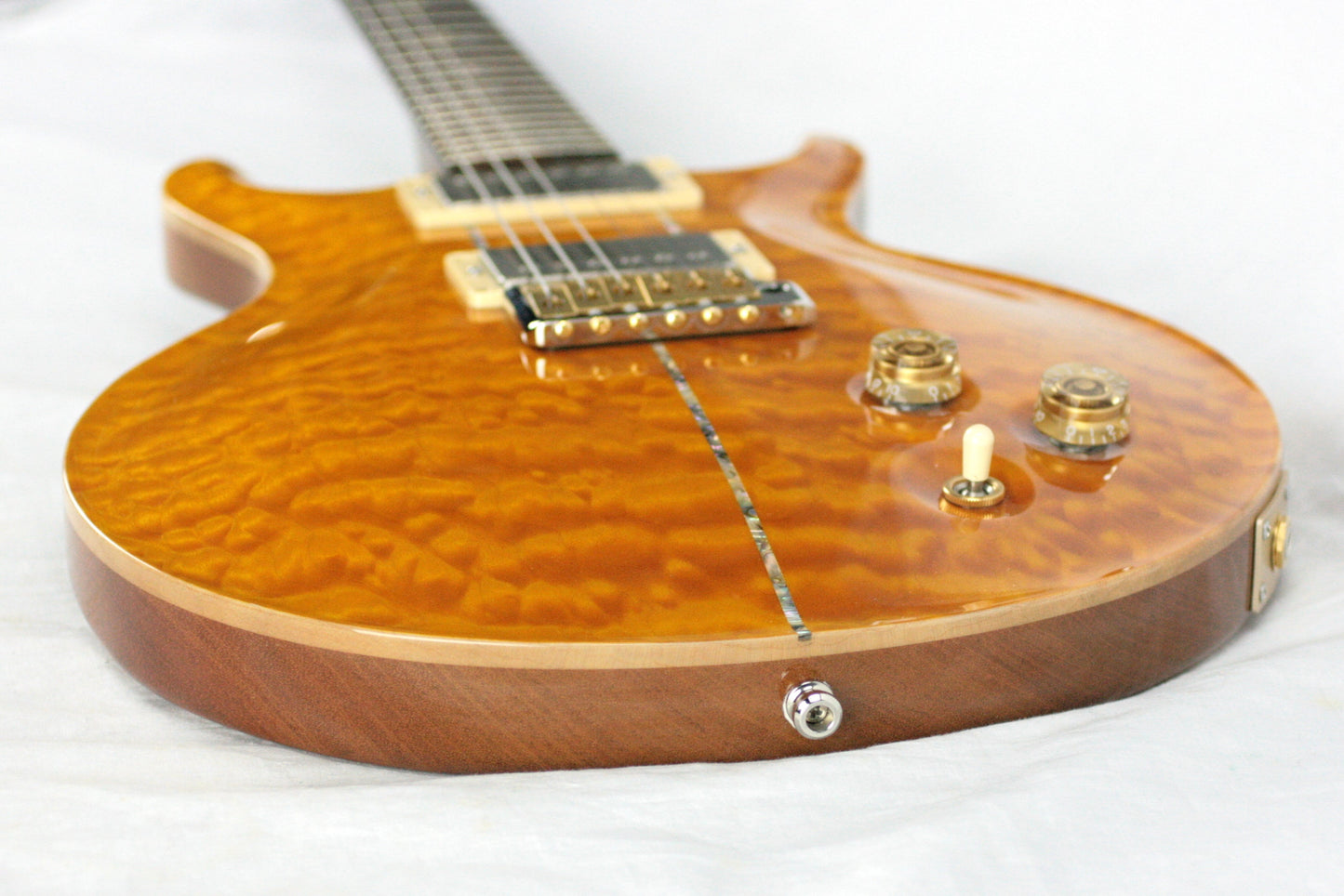 2004 PRS Solid BRAZILIAN ROSEWOOD Neck Santana Limited Edition 1/200! Paul Reed Smith Yellow Quilt
