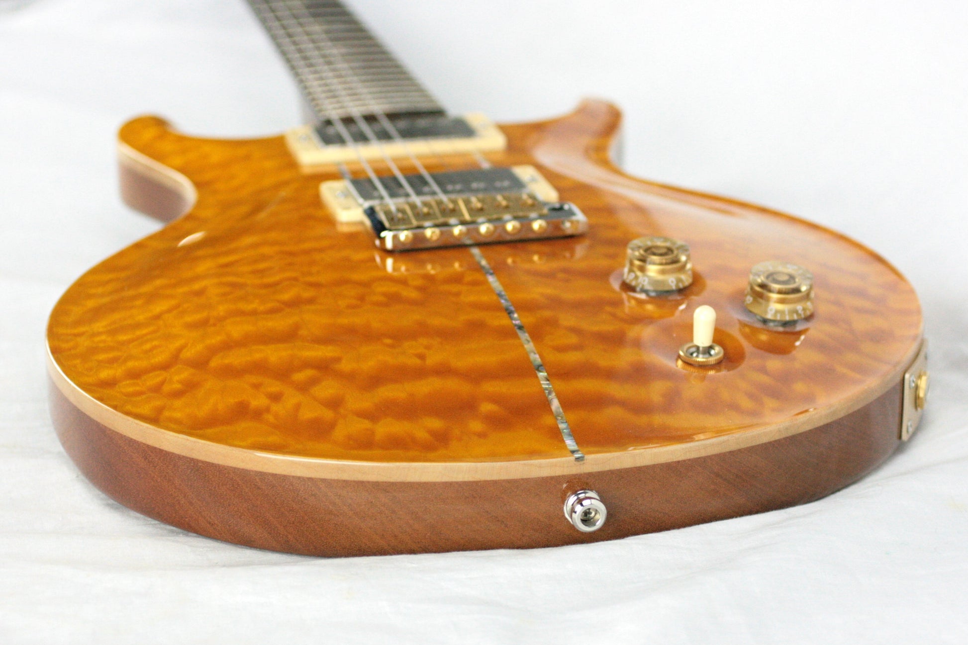 2004 PRS Solid BRAZILIAN ROSEWOOD Neck Santana Limited Edition 1/200! Paul Reed Smith Yellow Quilt