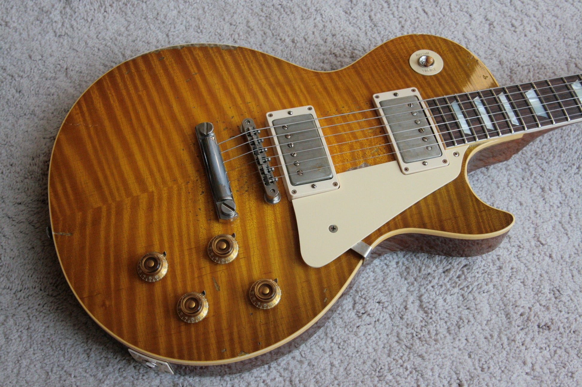 1959 Gibson AGED & SIGNED Ace Frehley 59 Les Paul Reissue! R9 True Historic 2015 Lemon Burst