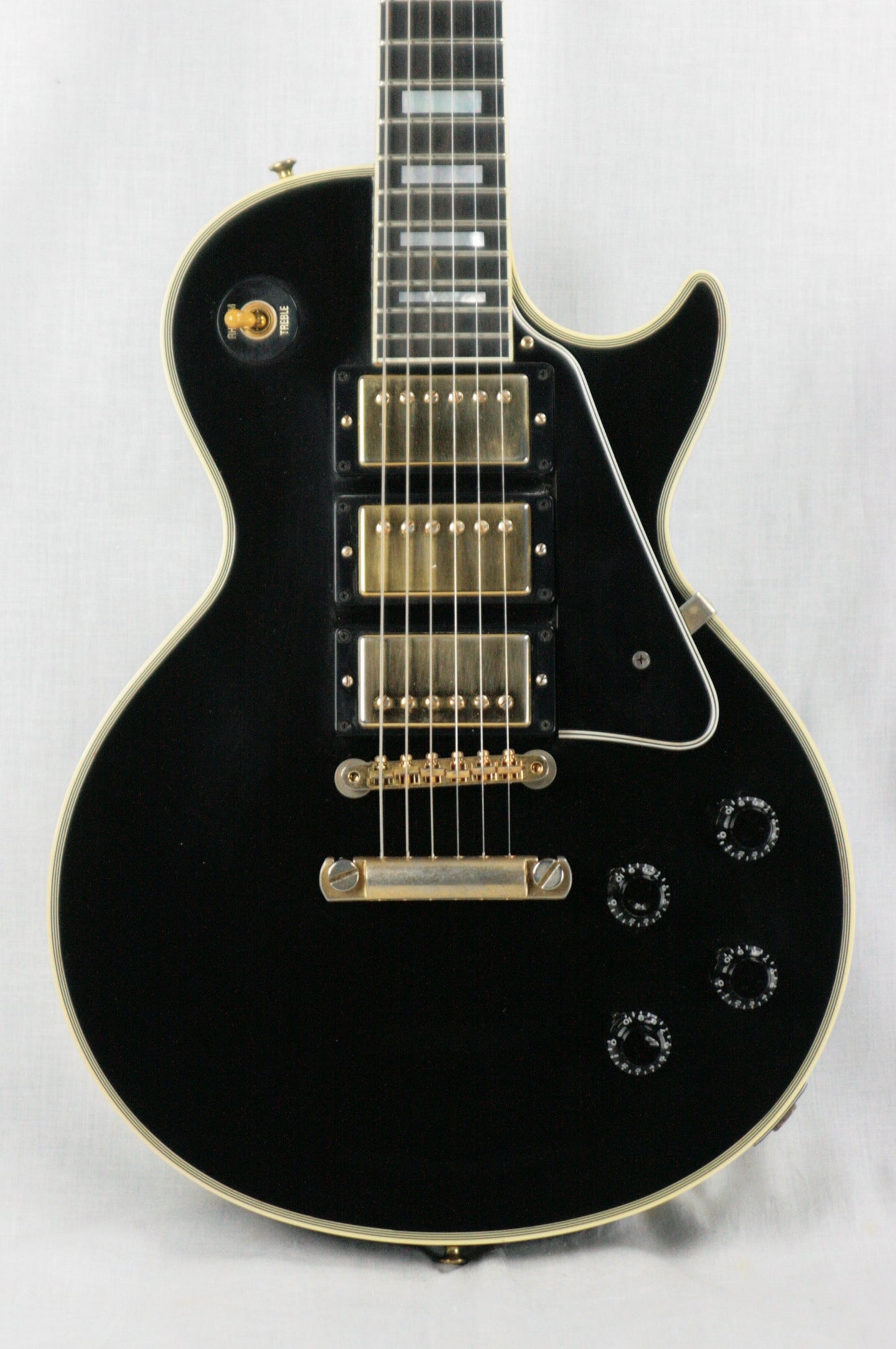 1957 Gibson Les Paul Custom 3 Pickups! LPB-3 Black Beauty Historic Reissue 57 Jimmy Page