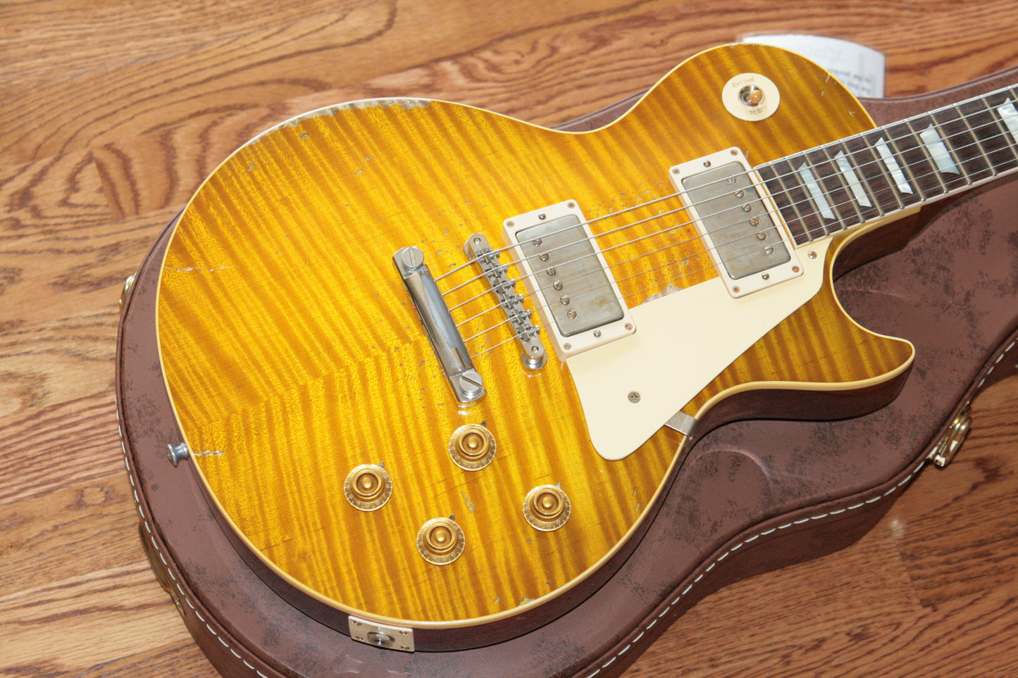 1959 Gibson AGED & SIGNED Ace Frehley 59 Les Paul Reissue! R9 True Historic 2015 Lemon Burst