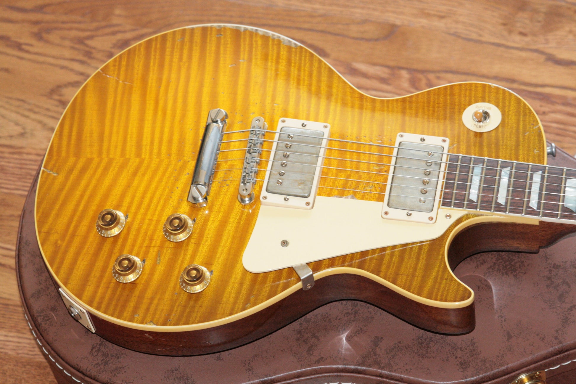 1959 Gibson AGED & SIGNED Ace Frehley 59 Les Paul Reissue! R9 True Historic 2015 Lemon Burst