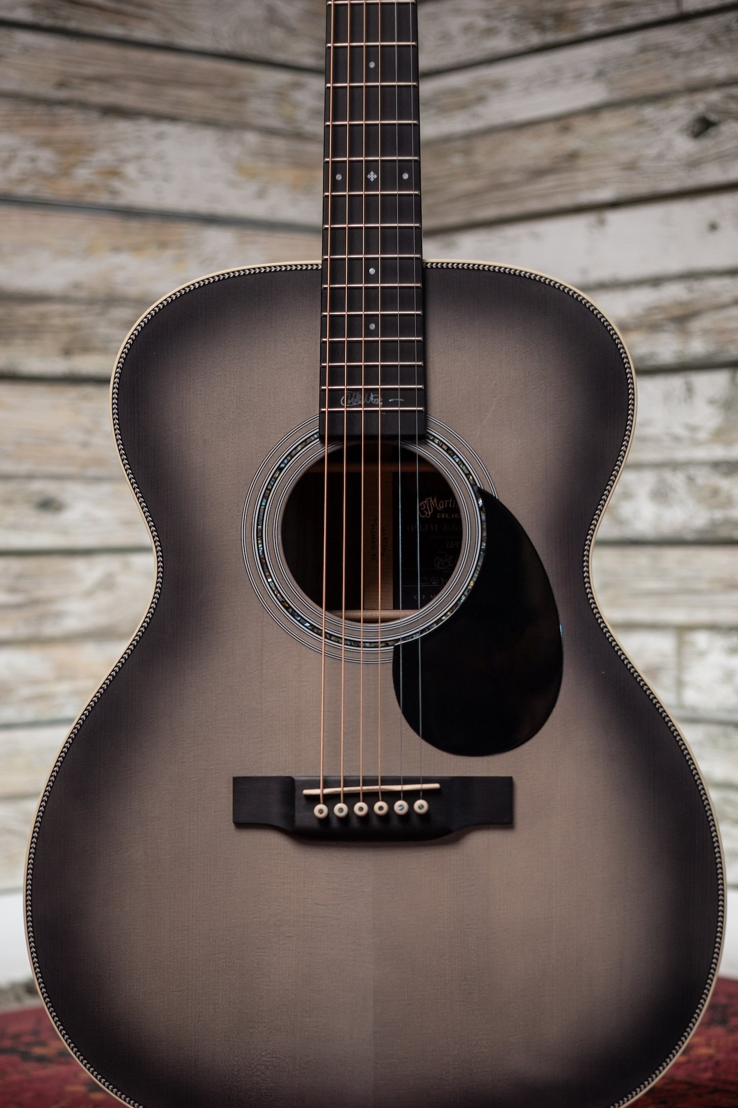 Martin OMJM 20th Anniversary John Mayer Acoustic Guitar - Platinum Gray