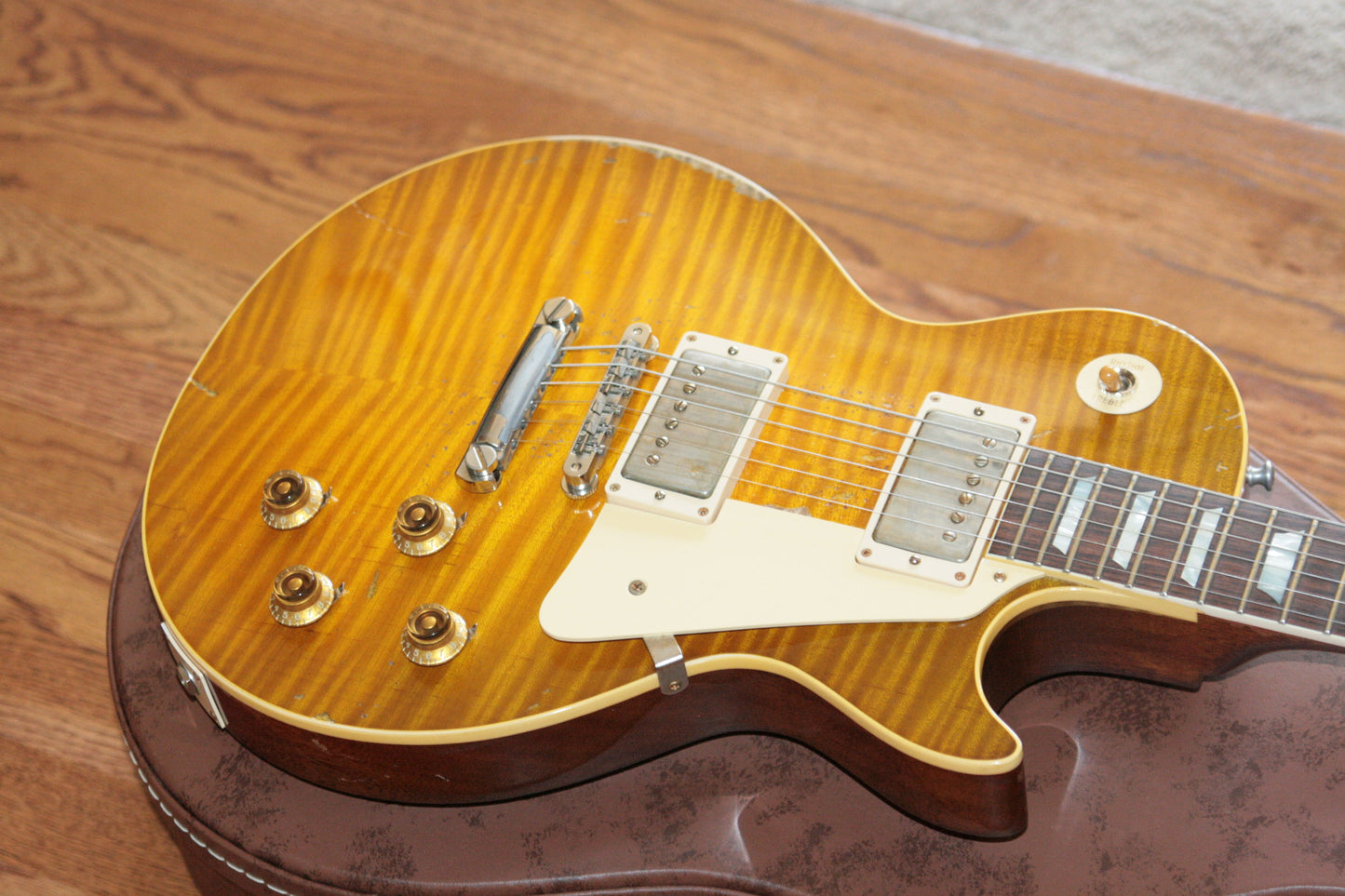 1959 Gibson AGED & SIGNED Ace Frehley 59 Les Paul Reissue! R9 True Historic 2015 Lemon Burst