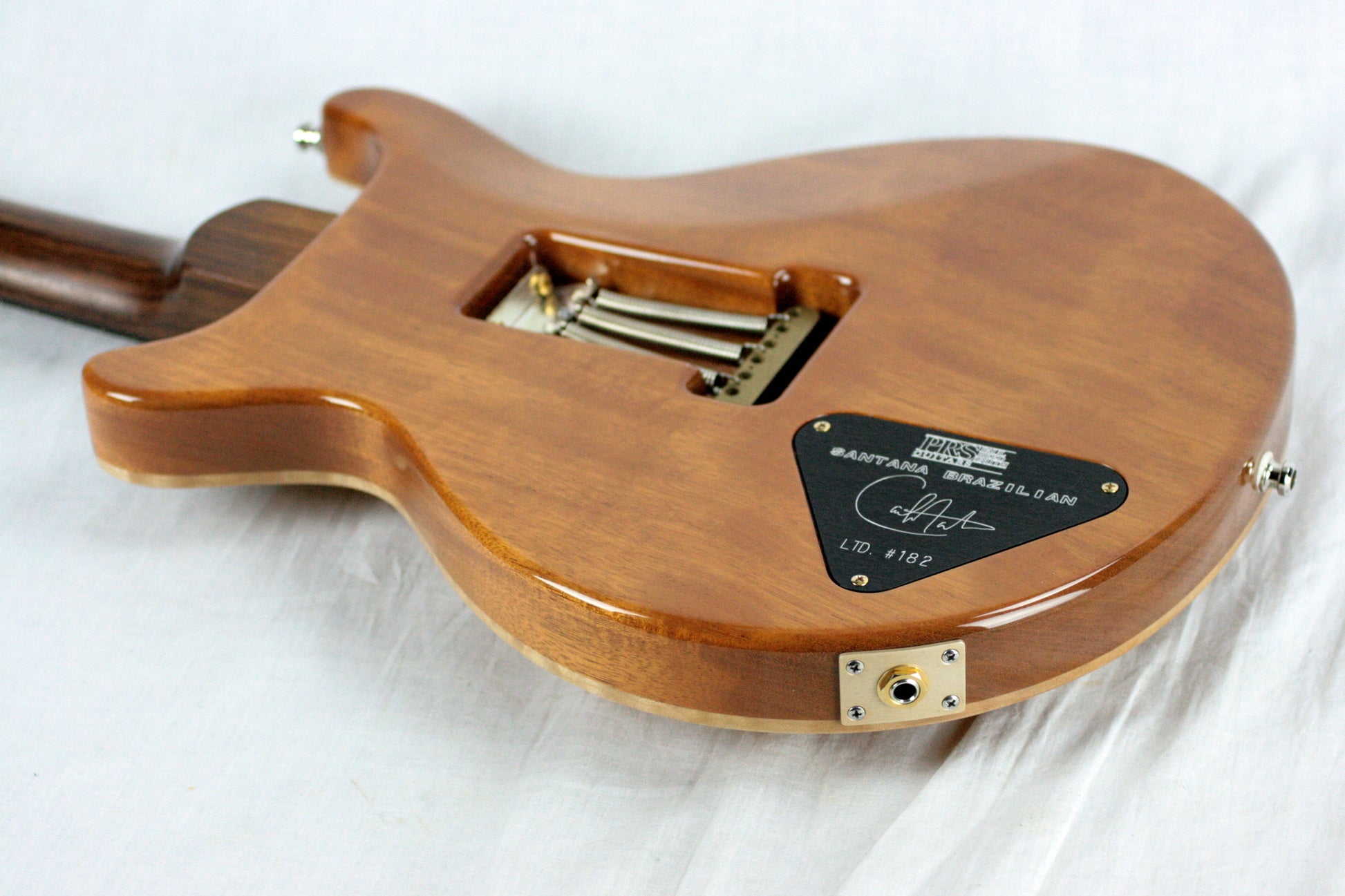2004 PRS Solid BRAZILIAN ROSEWOOD Neck Santana Limited Edition 1/200! Paul Reed Smith Yellow Quilt