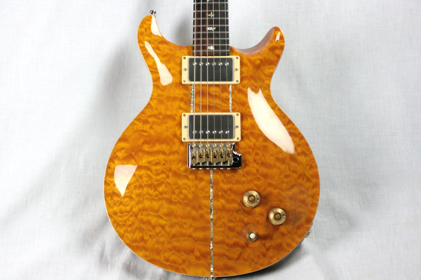 2004 PRS Solid BRAZILIAN ROSEWOOD Neck Santana Limited Edition 1/200! Paul Reed Smith Yellow Quilt