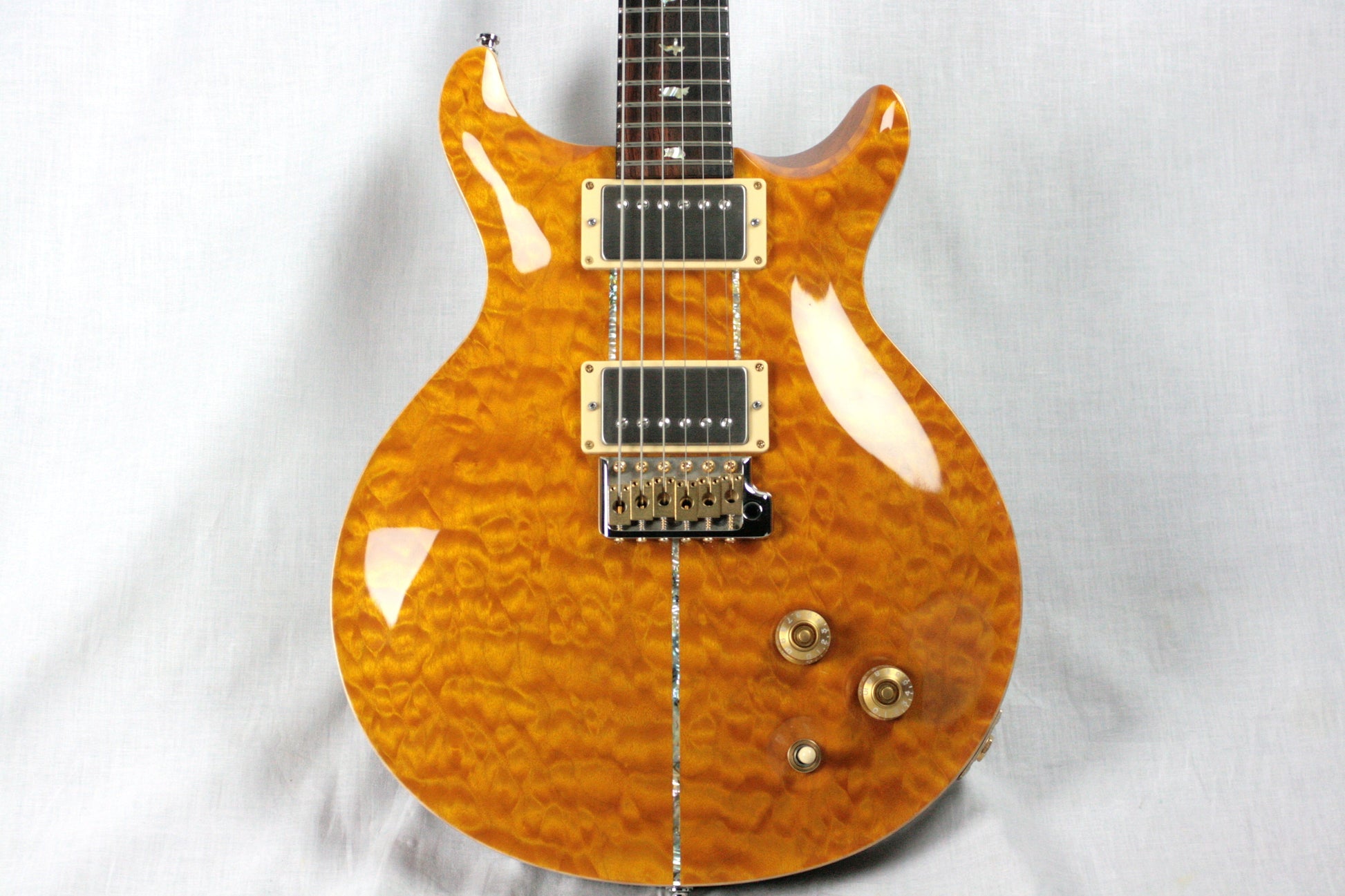 2004 PRS Solid BRAZILIAN ROSEWOOD Neck Santana Limited Edition 1/200! Paul Reed Smith Yellow Quilt