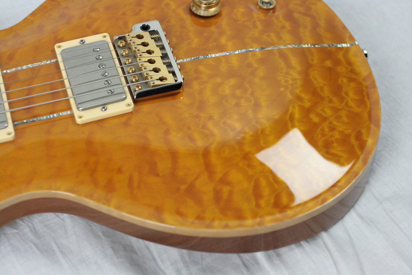 2004 PRS Solid BRAZILIAN ROSEWOOD Neck Santana Limited Edition 1/200! Paul Reed Smith Yellow Quilt