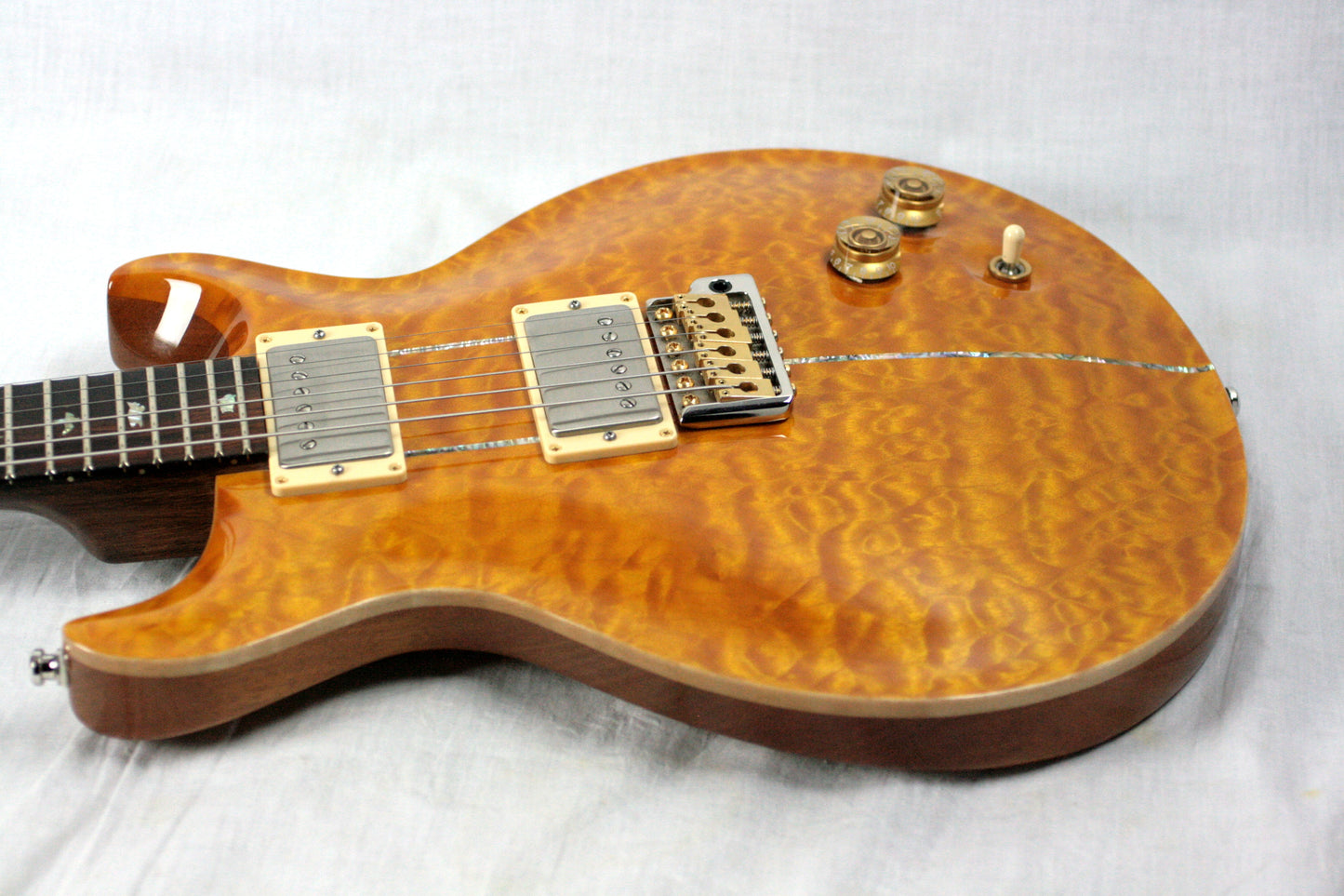 2004 PRS Solid BRAZILIAN ROSEWOOD Neck Santana Limited Edition 1/200! Paul Reed Smith Yellow Quilt