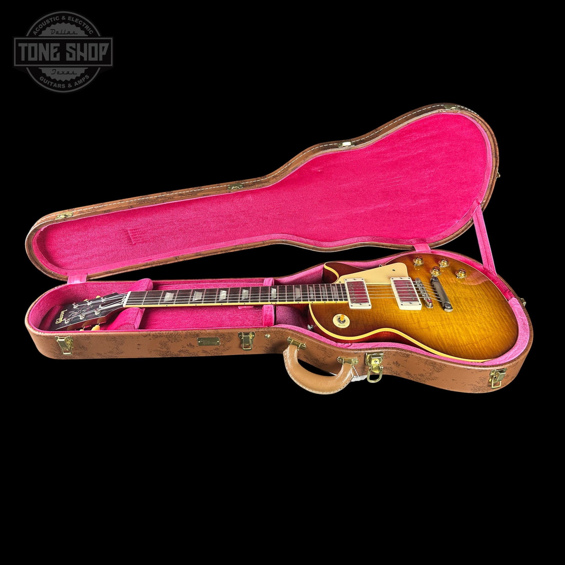 Gibson Custom Dealer Select 1959 Les Paul Standard Chambered Tejas Burst AAA Top Ultra Light Aged w/case 960139