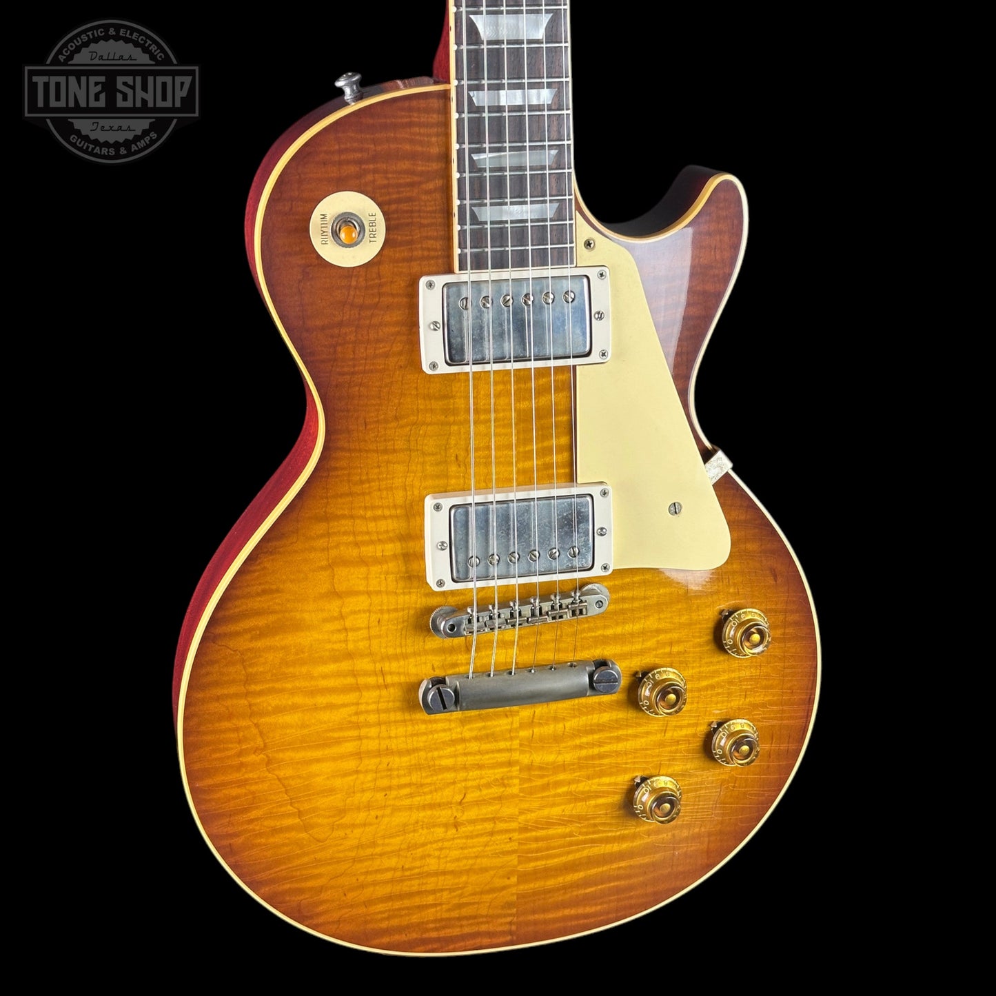 Gibson Custom Dealer Select 1959 Les Paul Standard Chambered Tejas Burst AAA Top Ultra Light Aged w/case 960139
