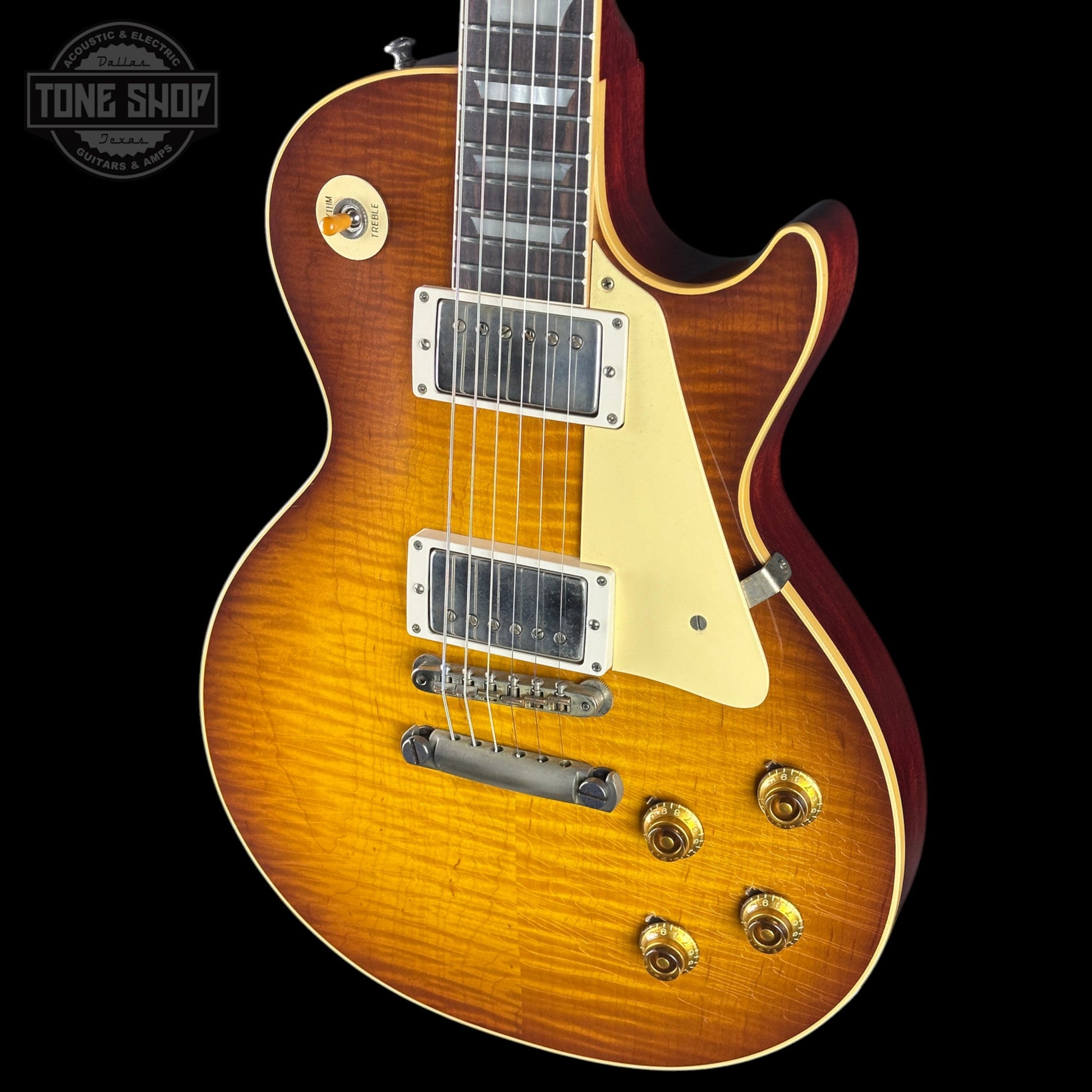 Gibson Custom Dealer Select 1959 Les Paul Standard Chambered Tejas Burst AAA Top Ultra Light Aged w/case 960139