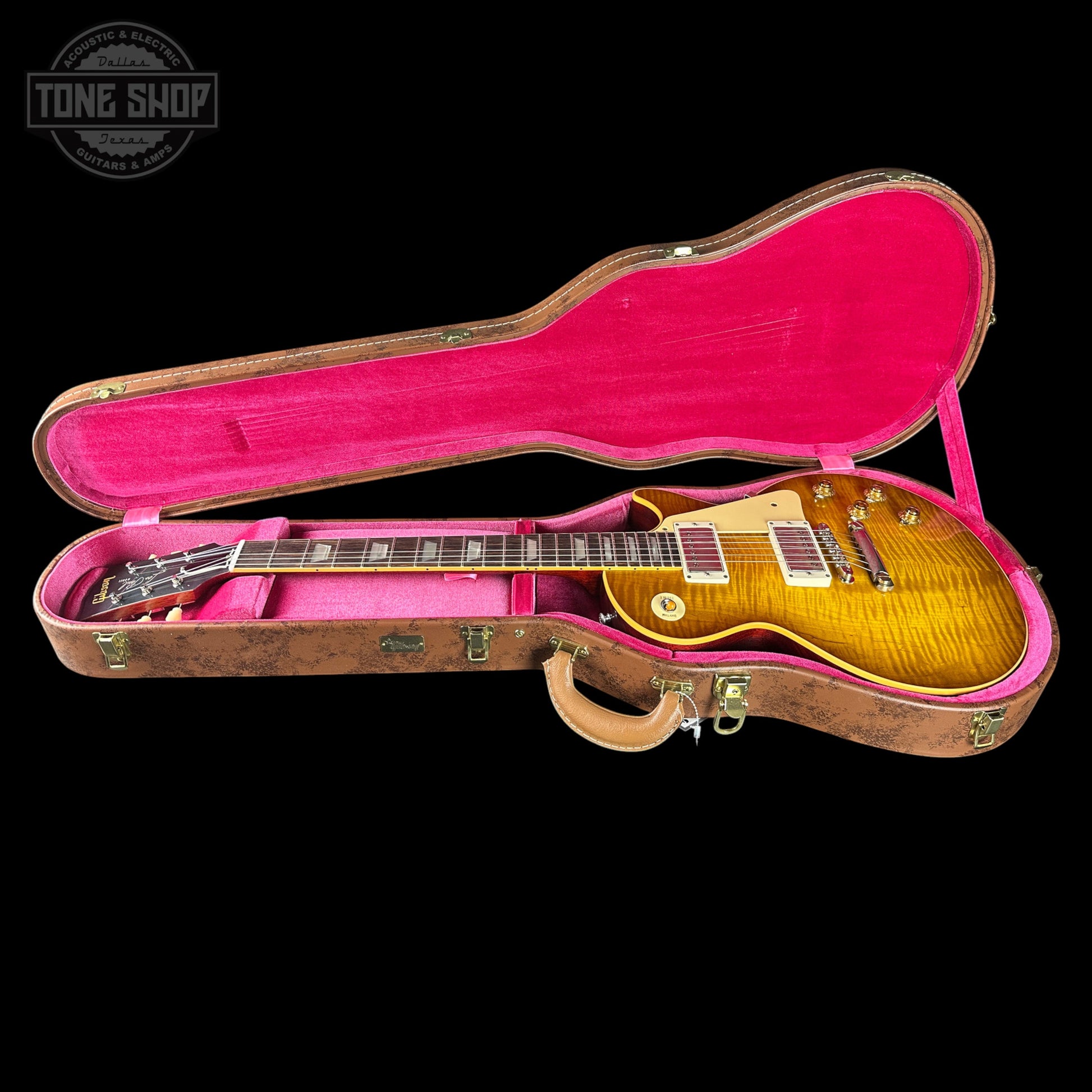 Gibson Custom Dealer Select 1959 Les Paul Standard Golden Poppy AAA Top VOS w/case 960037