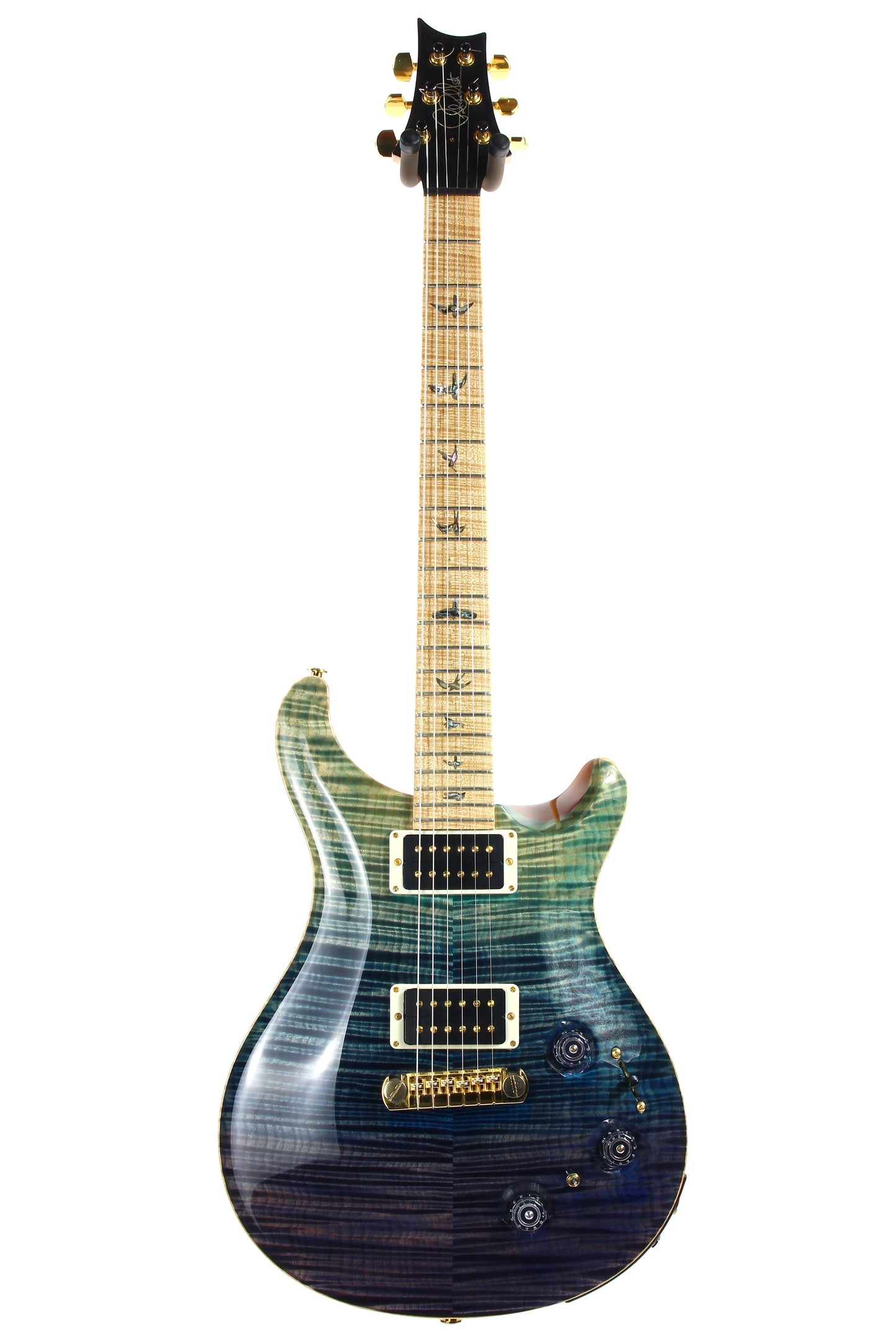 2012 PRS P22 Artist Package Piezo BLUE FADE -- Custom 22, CRAZY FLAMETOP, Flame Neck!