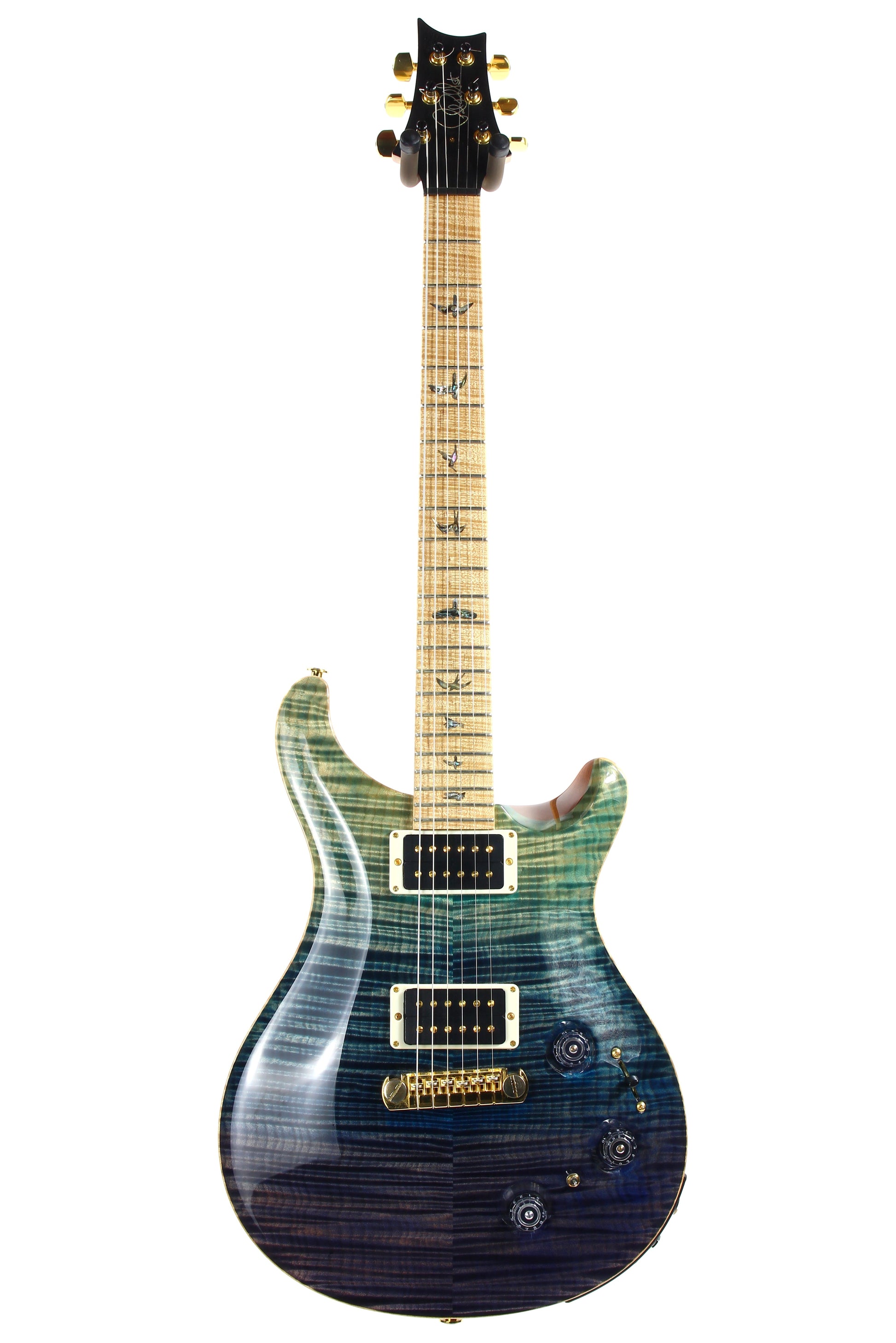 2012 PRS P22 Artist Package Piezo BLUE FADE -- Custom 22, CRAZY FLAMETOP, Flame Neck!