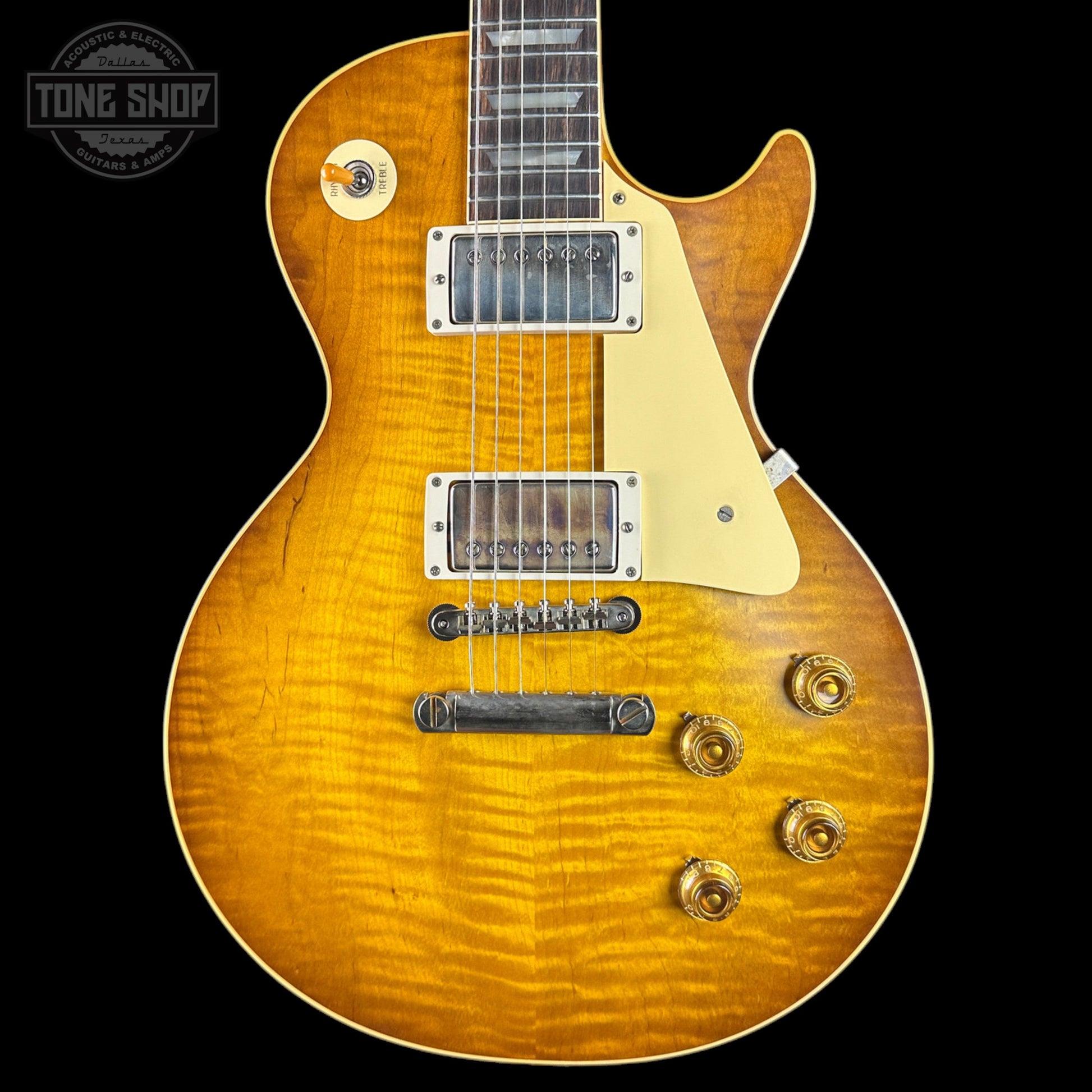 Gibson Custom Dealer Select 1959 Les Paul Standard Golden Poppy AAA Top VOS w/case 960037