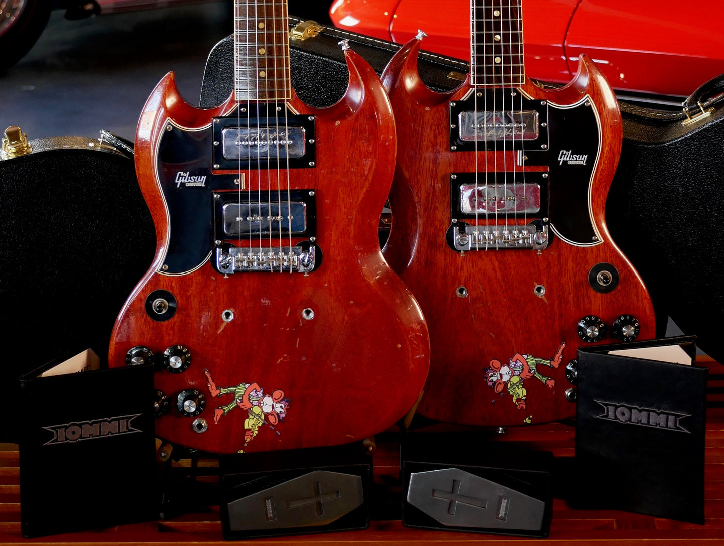 Gibson Tony Iommi "Monkey" 1964 SG Special Replica Right Handed Electric Guitar - Aged Cherry