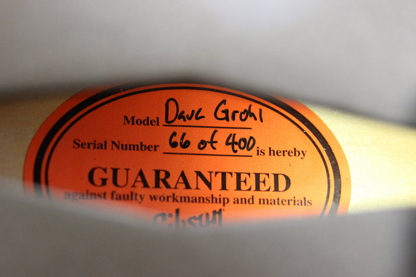 2014 Gibson Dave Grohl Signature ES-335 Metallic Gold DG-335 - Limited Edition Memphis Trini Lopez