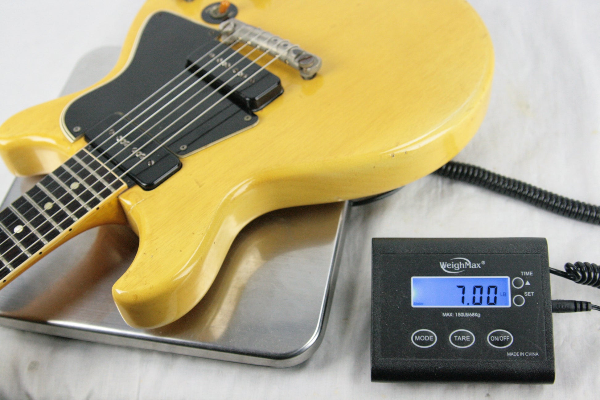 1959 Gibson Les Paul TV Yellow Special! Doublecut, Double Cutaway 1950's LP! P90's Jr.