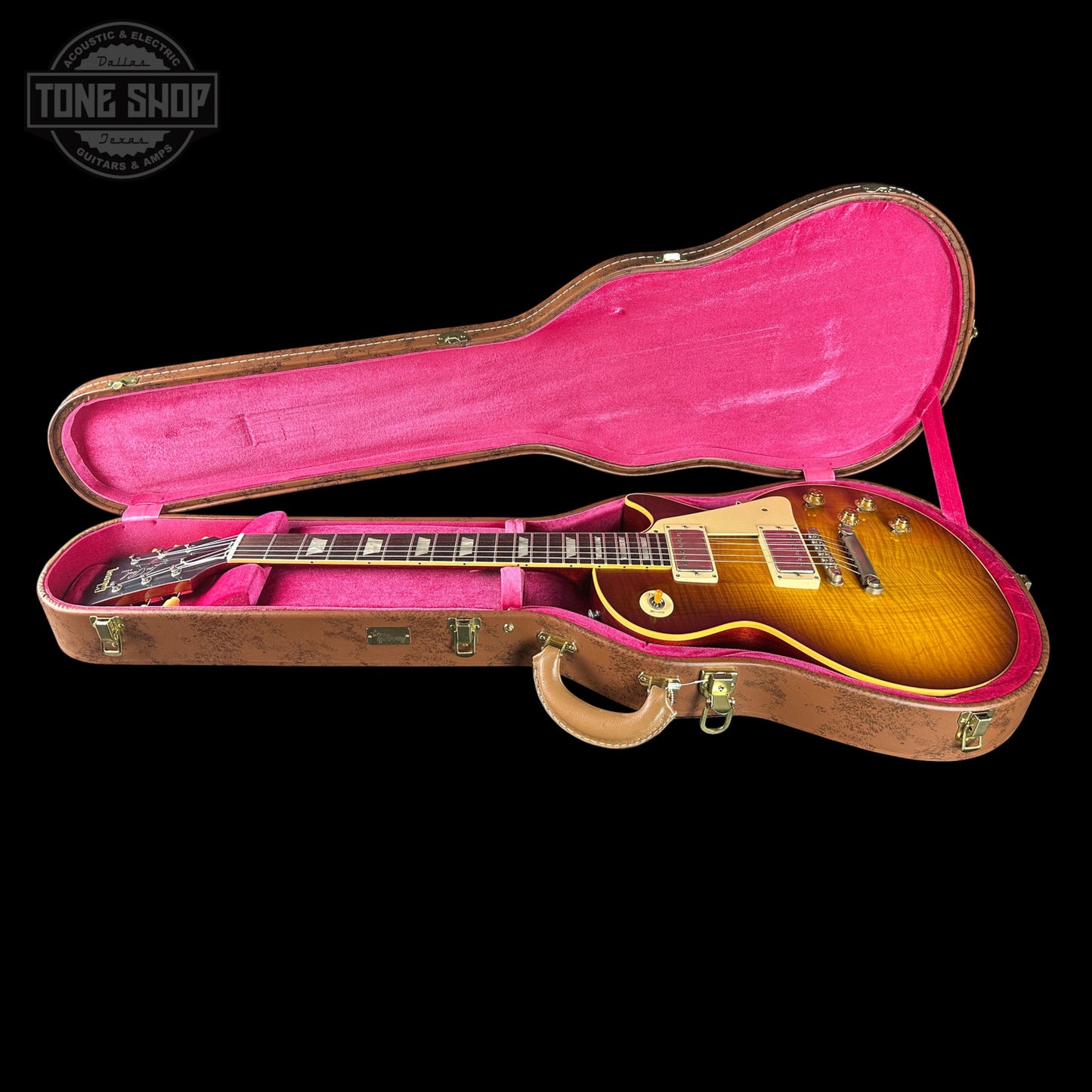 Gibson Custom Dealer Select 1959 Les Paul Standard Tejas Burst AAA Top Ultra Light Aged w/case 960130