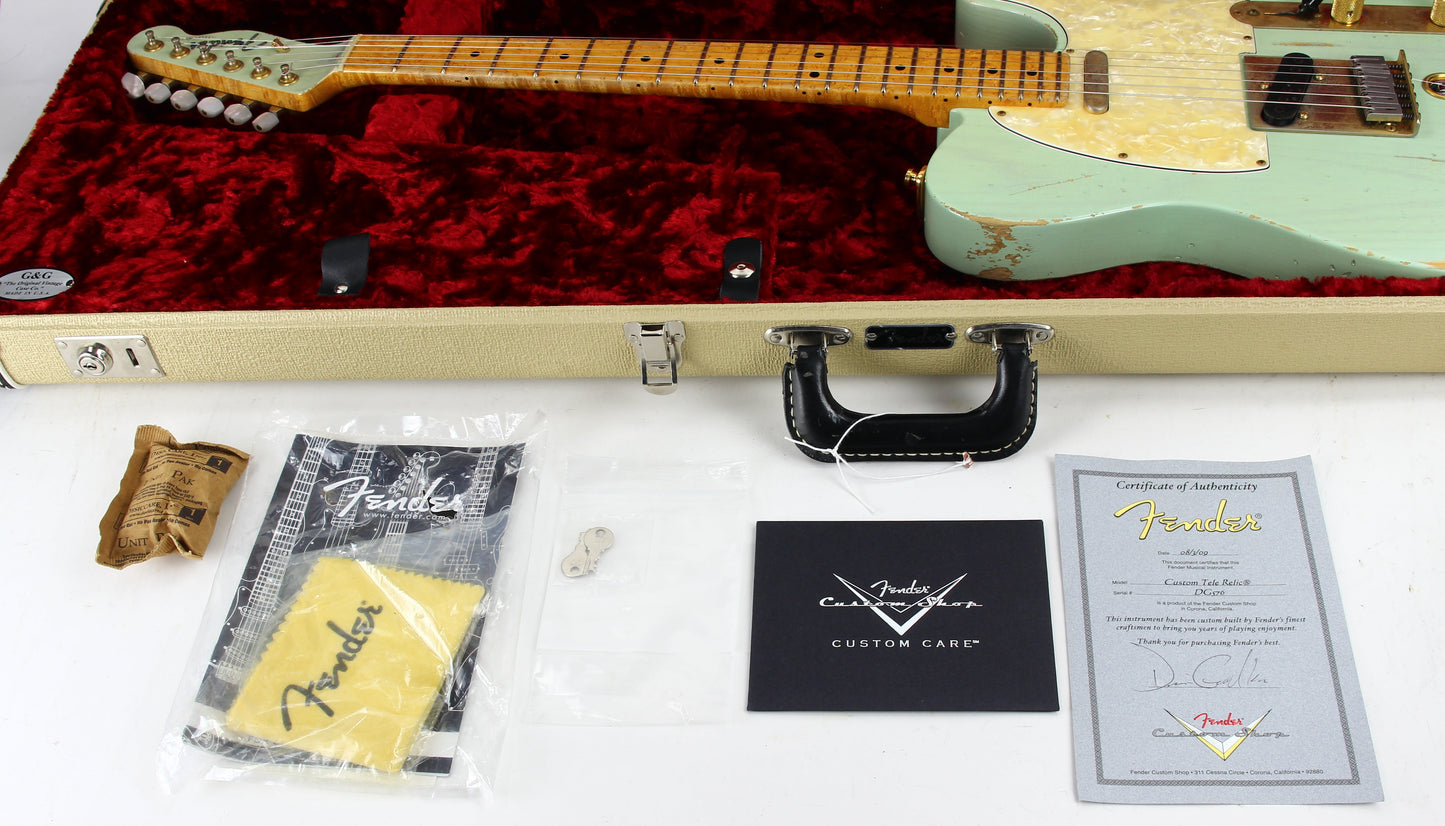 2009 Fender Masterbuilt Gristle Bender Greg Koch Telecaster Gristlecaster - B-Bender, Heavy Relic, 10 made, Signed!
