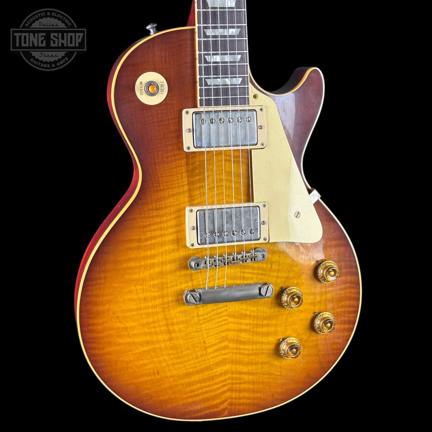 Gibson Custom Dealer Select 1959 Les Paul Standard Tejas Burst AAA Top Ultra Light Aged w/case 960130