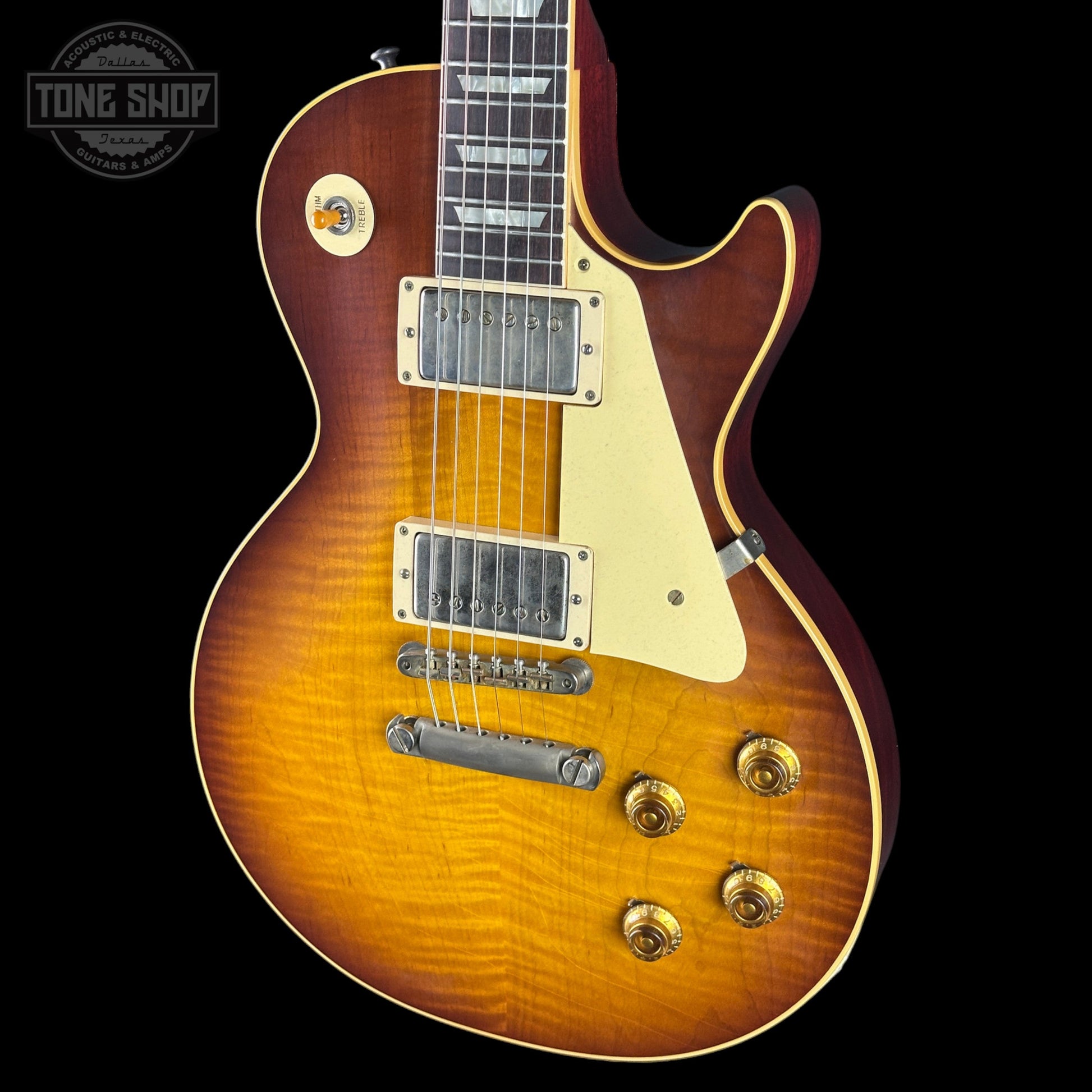 Gibson Custom Dealer Select 1959 Les Paul Standard Tejas Burst AAA Top Ultra Light Aged w/case 960130