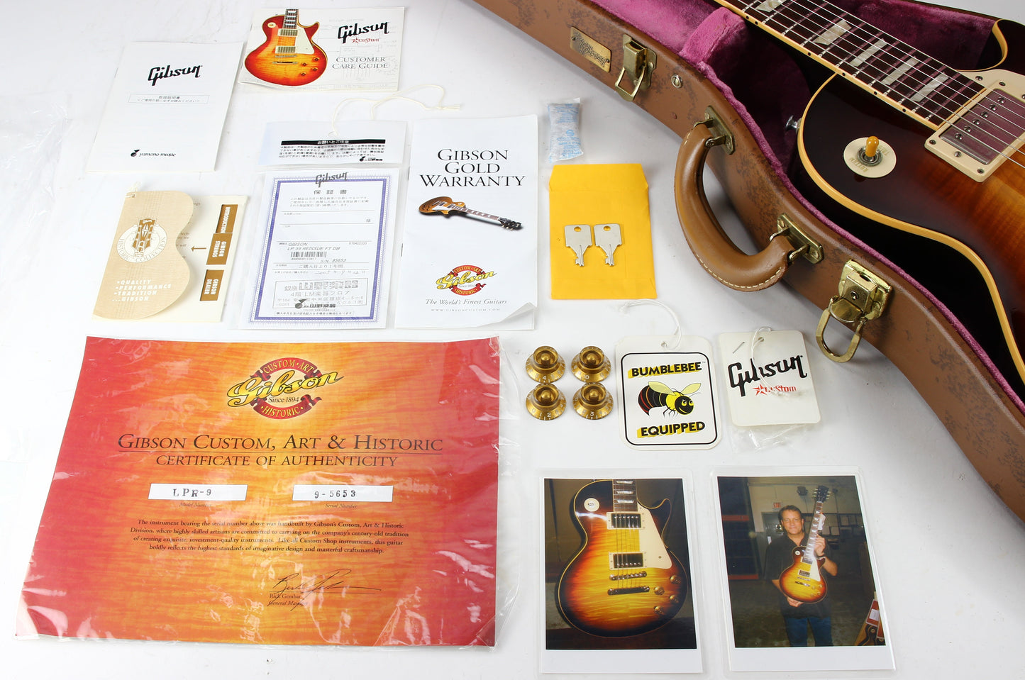 2005 Gibson 59 LP DarkBurst Edwin Wilson