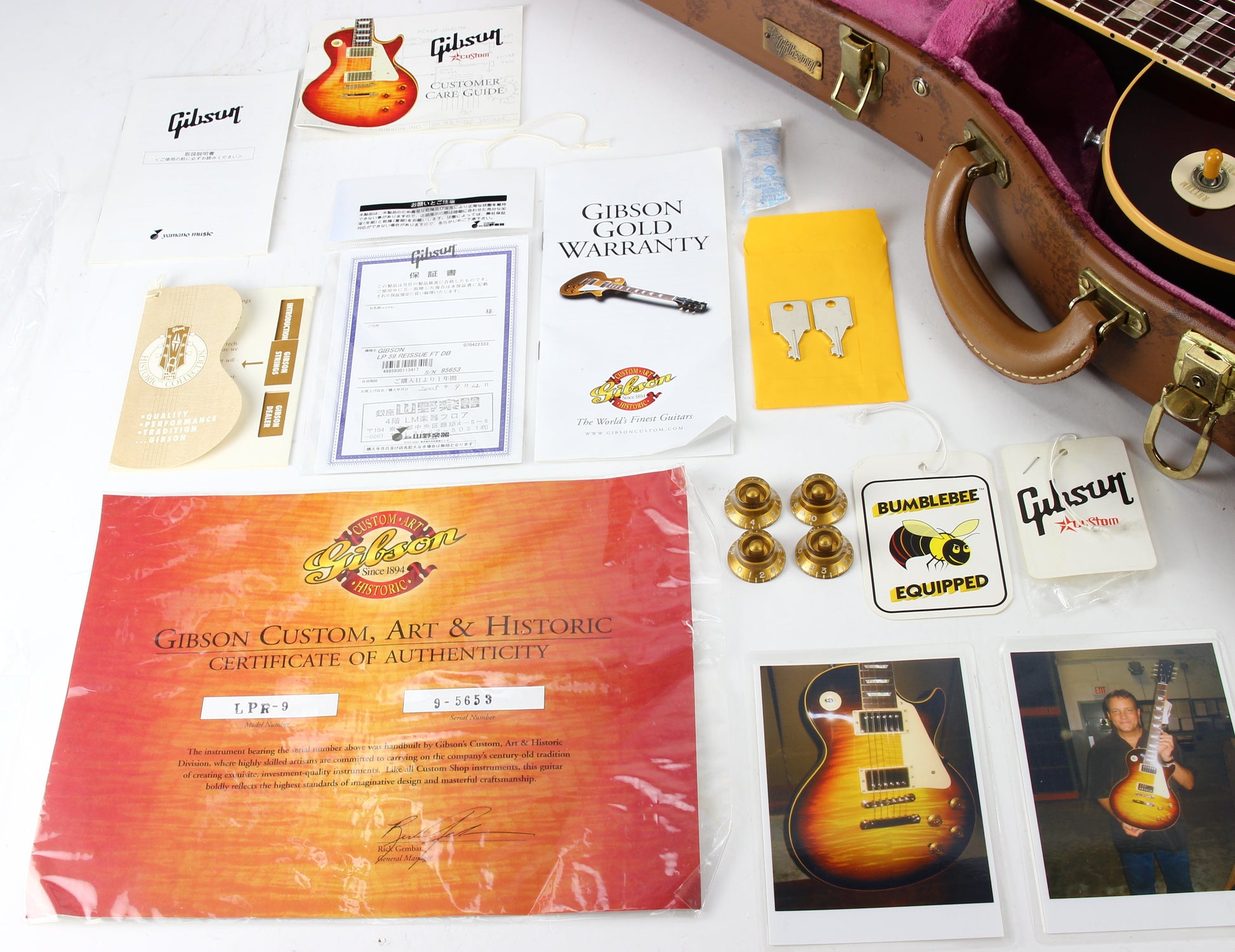 2005 Gibson 59 LP DarkBurst Edwin Wilson