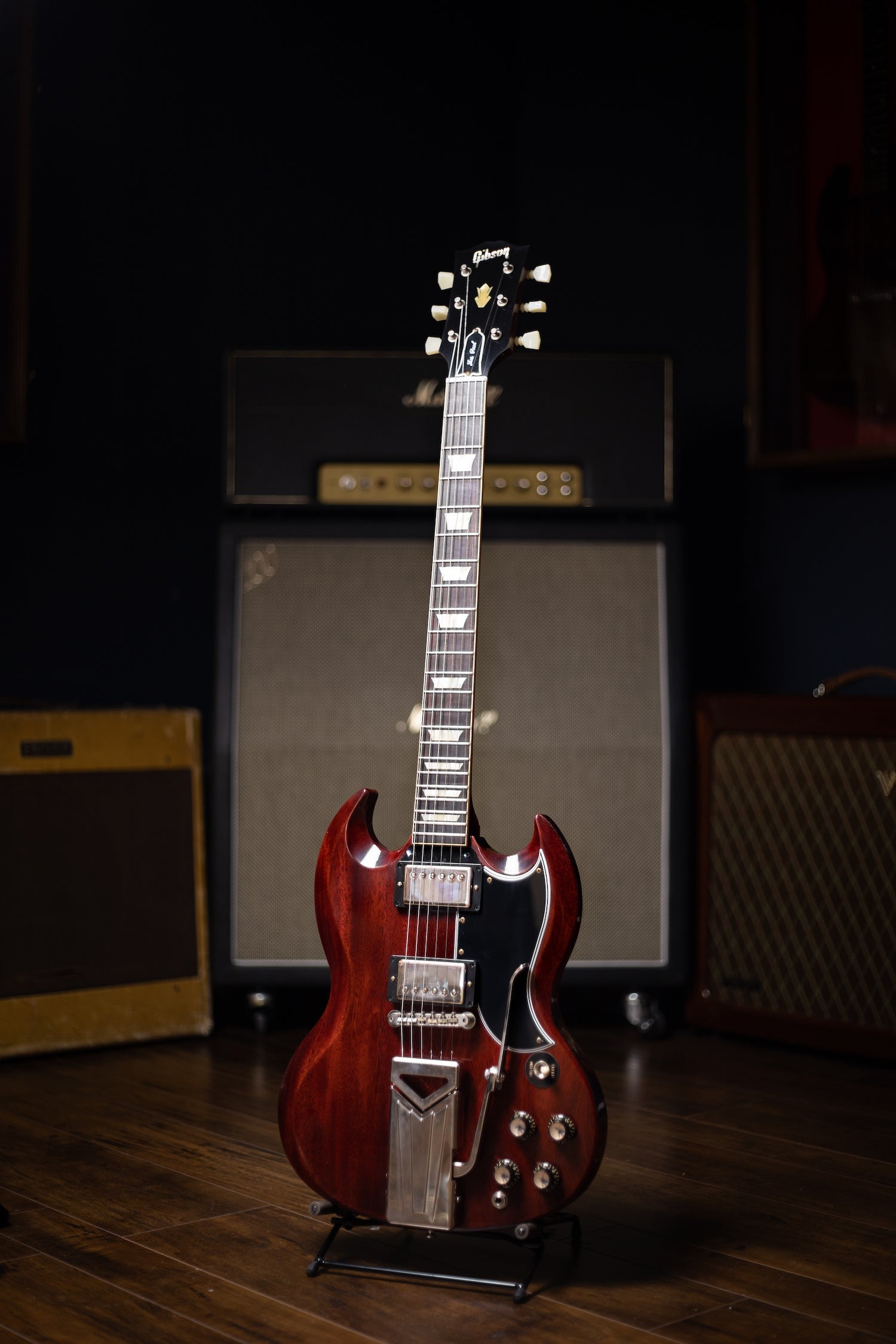 Gibson Custom Shop 60th Anniversary 1961 SG Les Paul Standard VOS Electric Guitar - Cherry Red