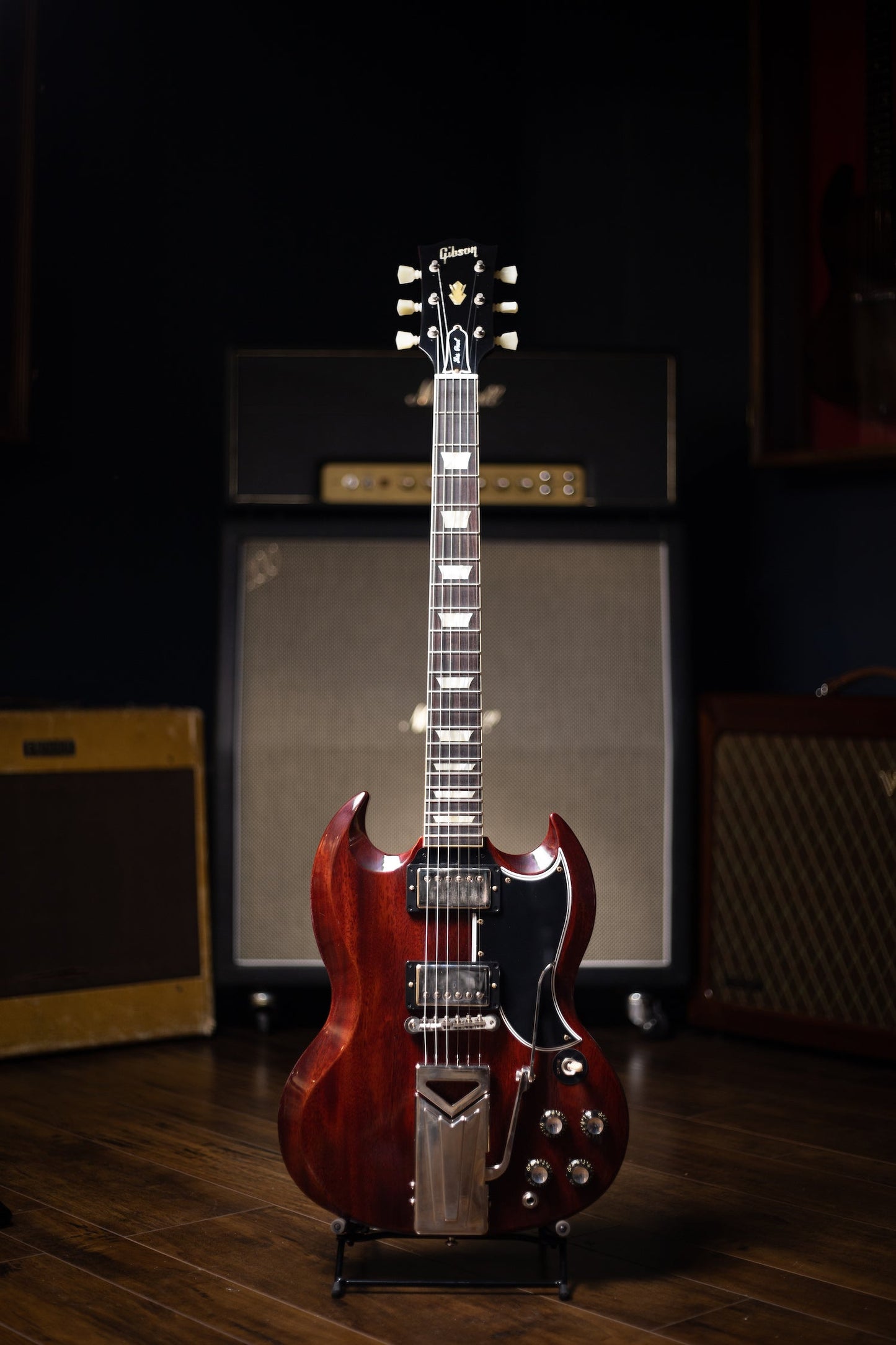 Gibson Custom Shop 60th Anniversary 1961 SG Les Paul Standard VOS Electric Guitar - Cherry Red