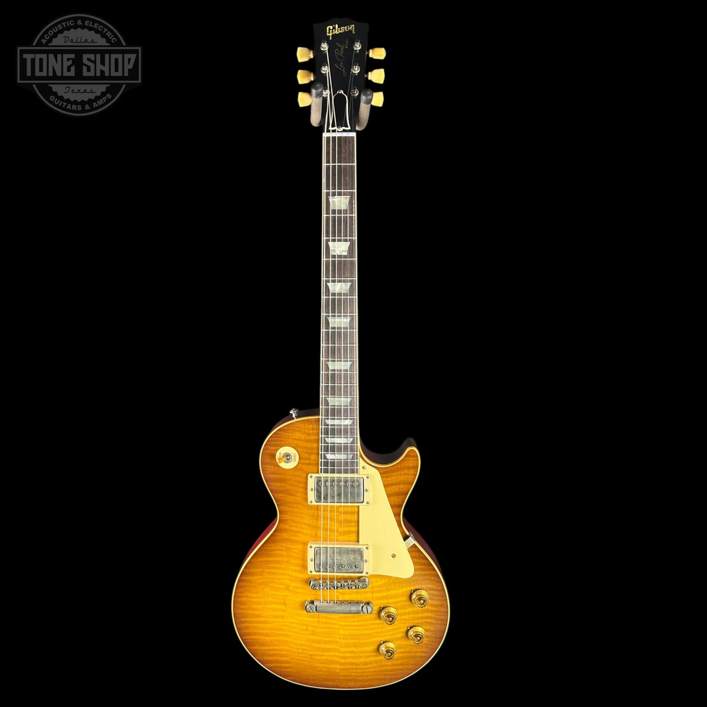 Gibson Custom Dealer Select 1959 Les Paul Standard Chambered Golden Poppy Ultra Light Aged w/case 960098