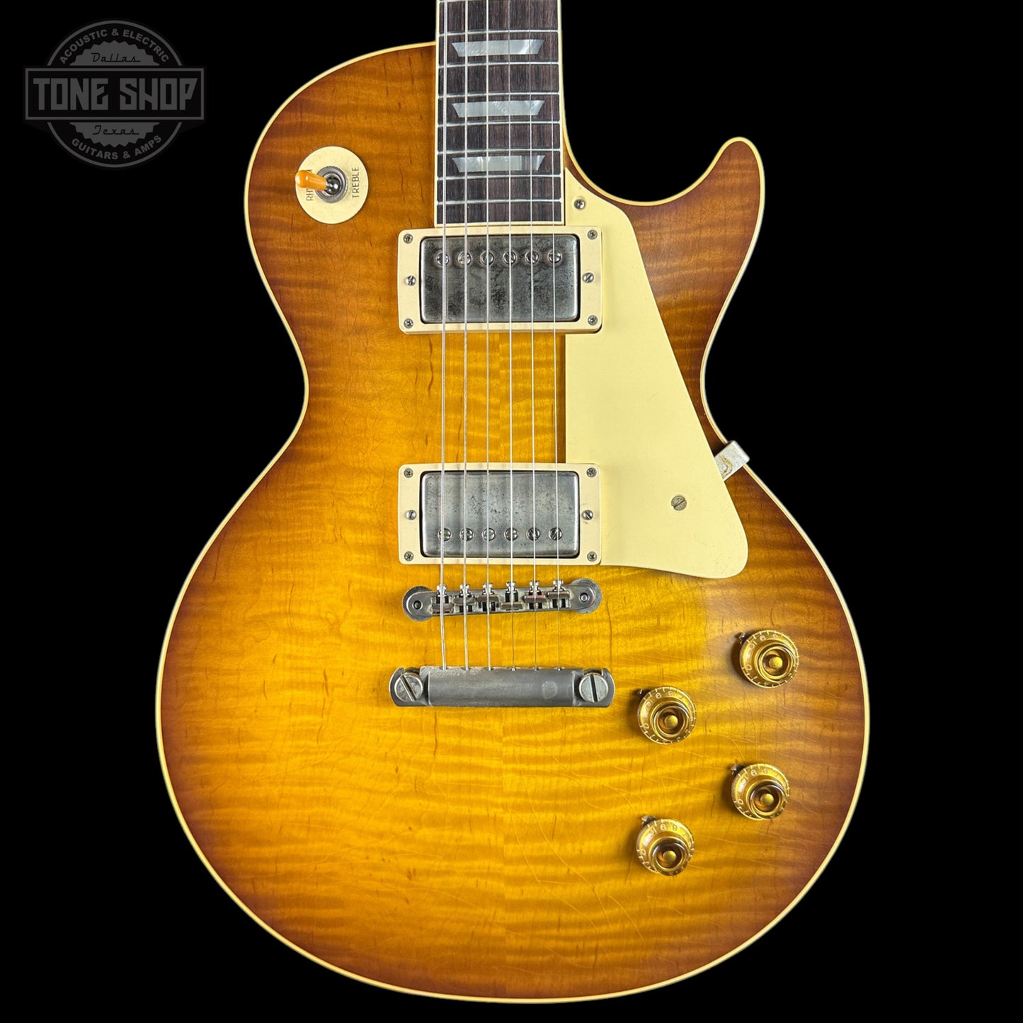 Gibson Custom Dealer Select 1959 Les Paul Standard Chambered Golden Poppy Ultra Light Aged w/case 960098