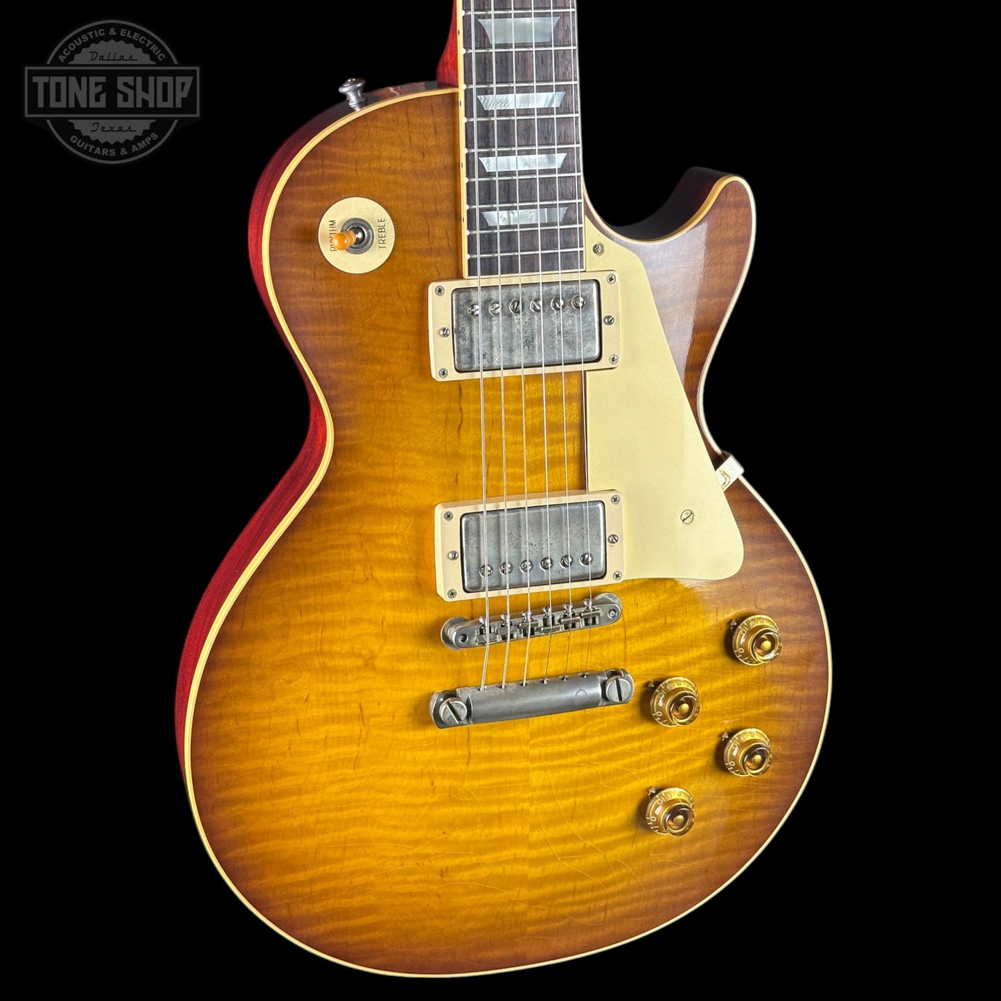 Gibson Custom Dealer Select 1959 Les Paul Standard Chambered Golden Poppy Ultra Light Aged w/case 960098
