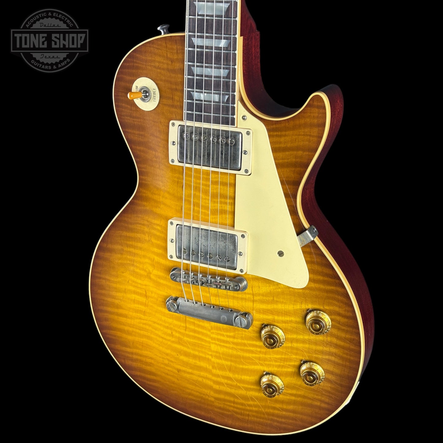 Gibson Custom Dealer Select 1959 Les Paul Standard Chambered Golden Poppy Ultra Light Aged w/case 960098