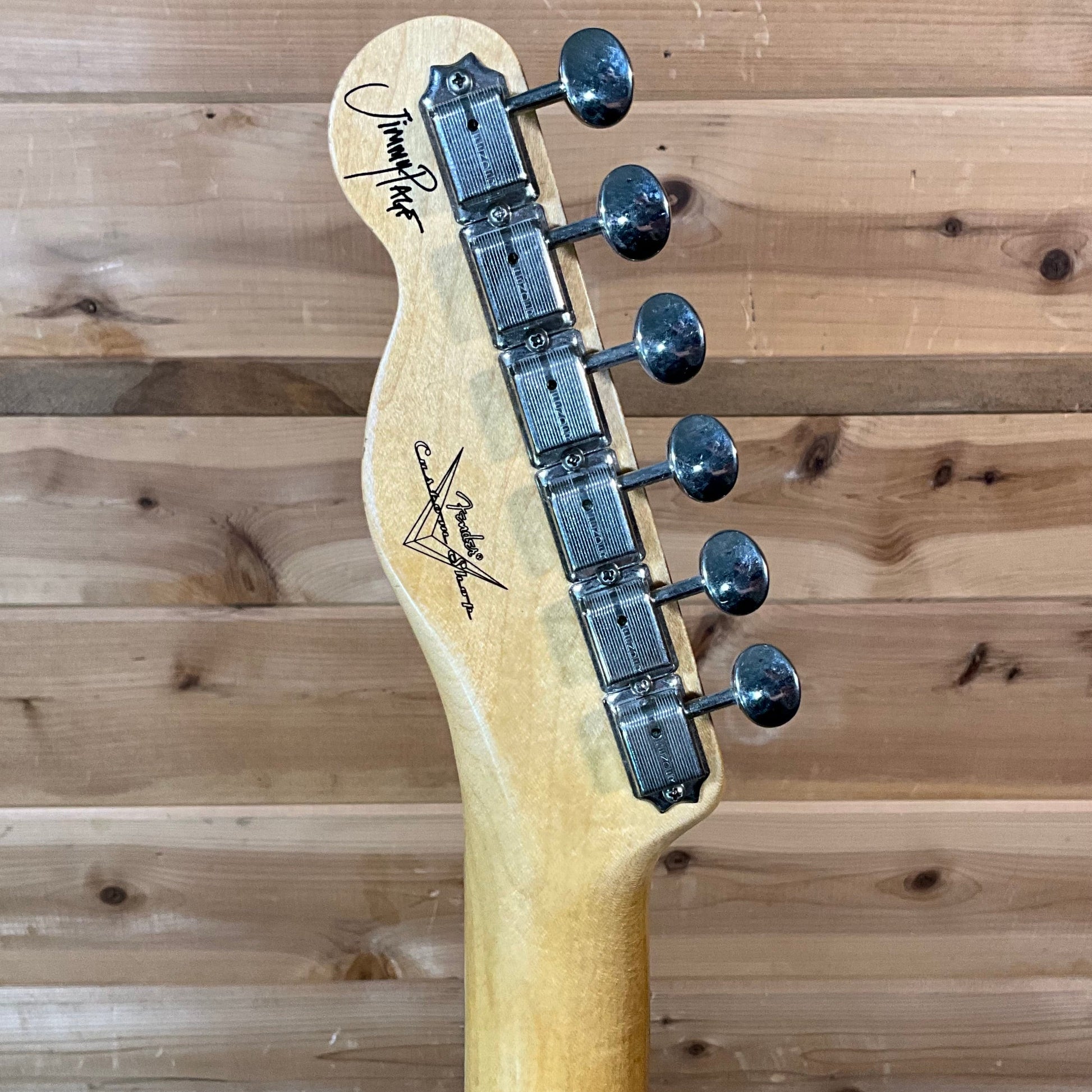 Fender Custom Shop Jimmy Page Signature Telecaster Electric Guitar - White Blonde