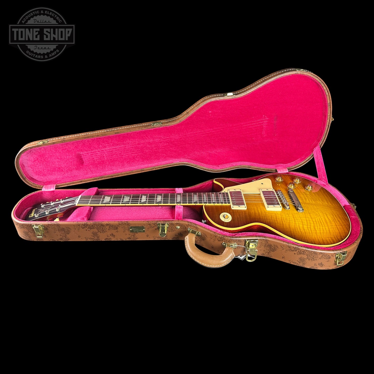 Gibson Custom Dealer Select 1959 Les Paul Standard Tejas Burst AAA Top Ultra Light Aged w/case 960017