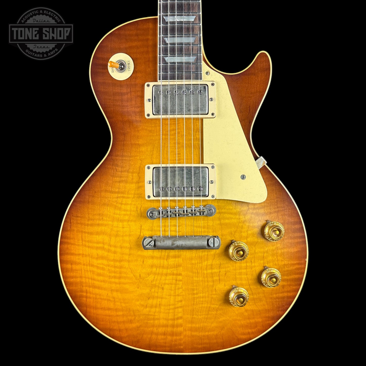 Gibson Custom Dealer Select 1959 Les Paul Standard Tejas Burst AAA Top Ultra Light Aged w/case 960017