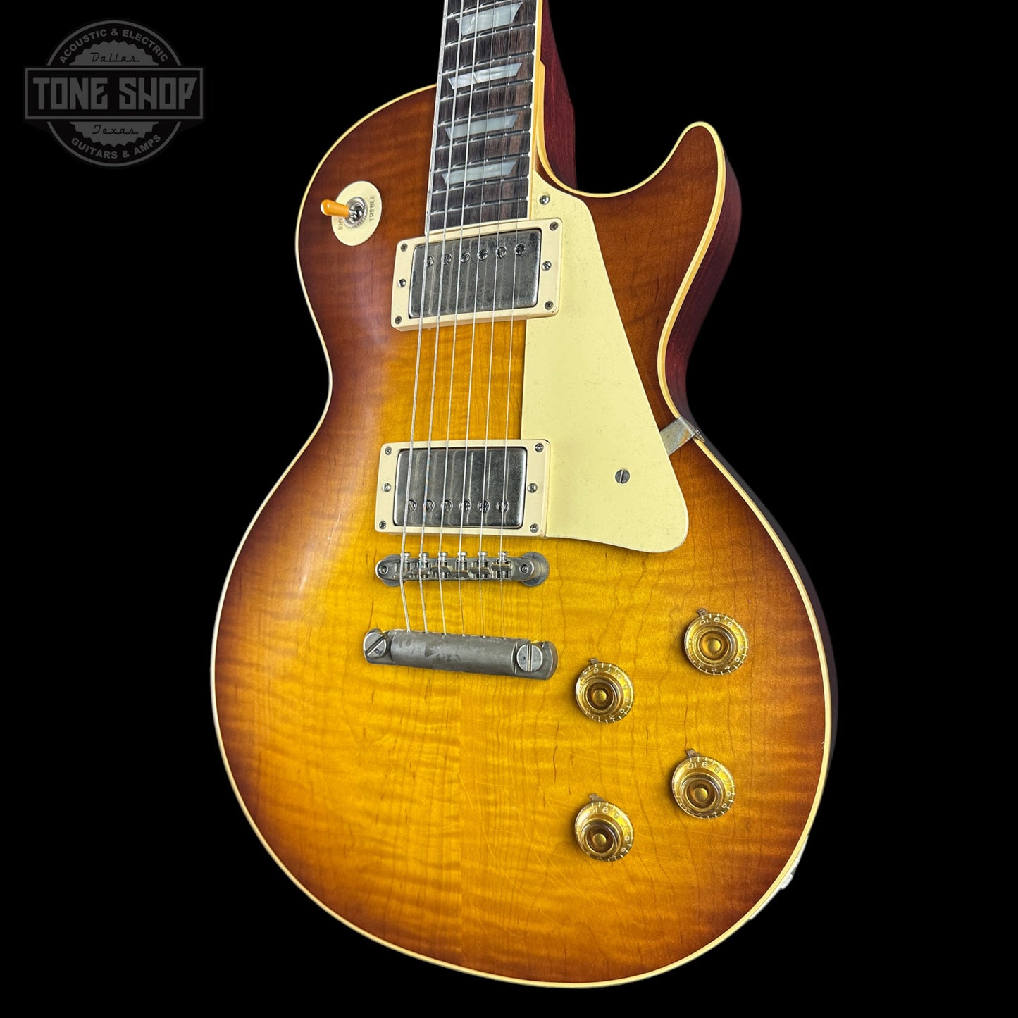 Gibson Custom Dealer Select 1959 Les Paul Standard Tejas Burst AAA Top Ultra Light Aged w/case 960017