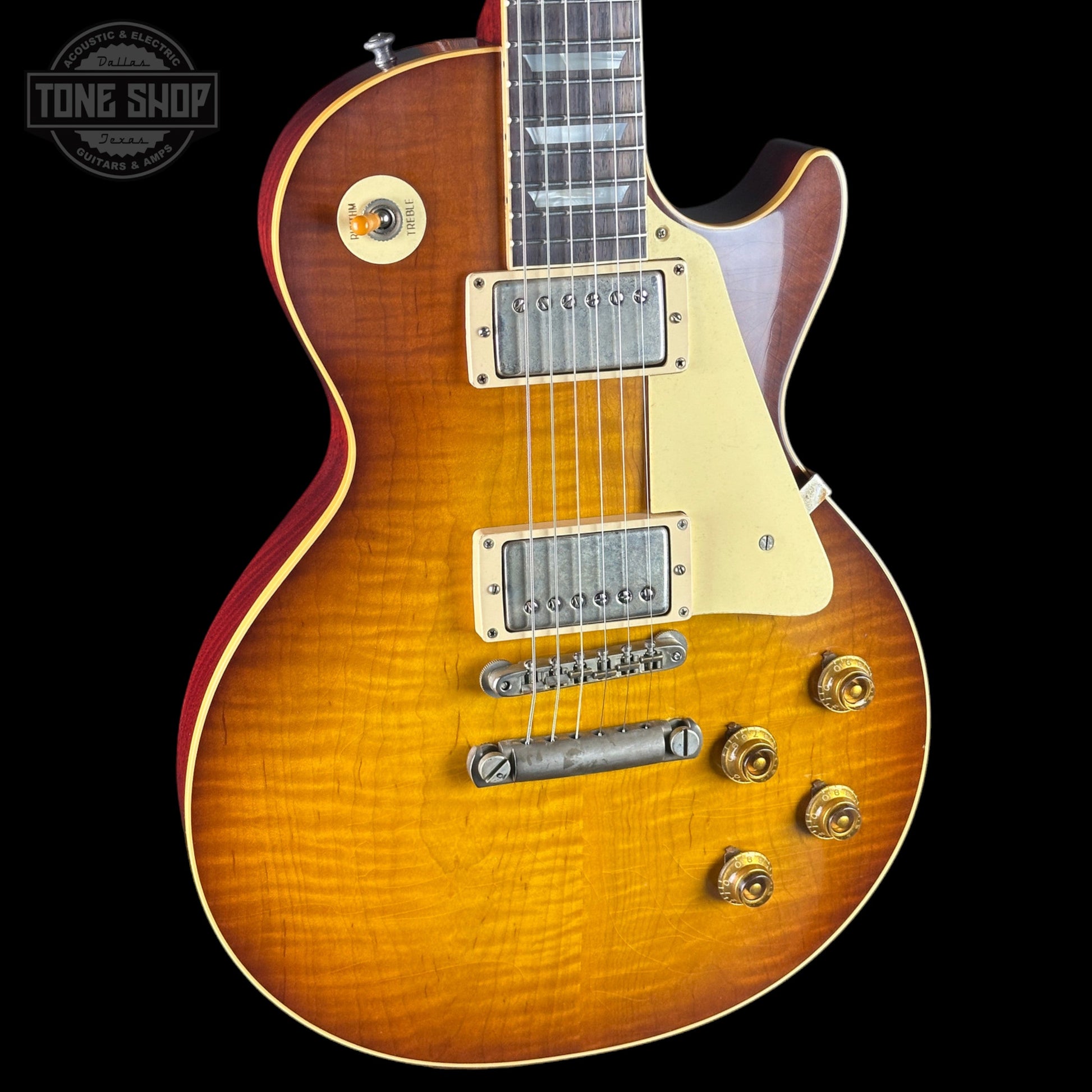 Gibson Custom Dealer Select 1959 Les Paul Standard Tejas Burst AAA Top Ultra Light Aged w/case 960017