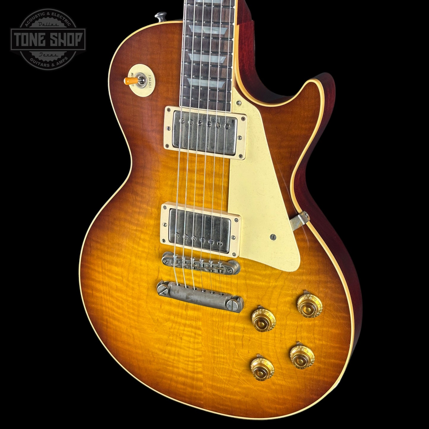 Gibson Custom Dealer Select 1959 Les Paul Standard Tejas Burst AAA Top Ultra Light Aged w/case 960017