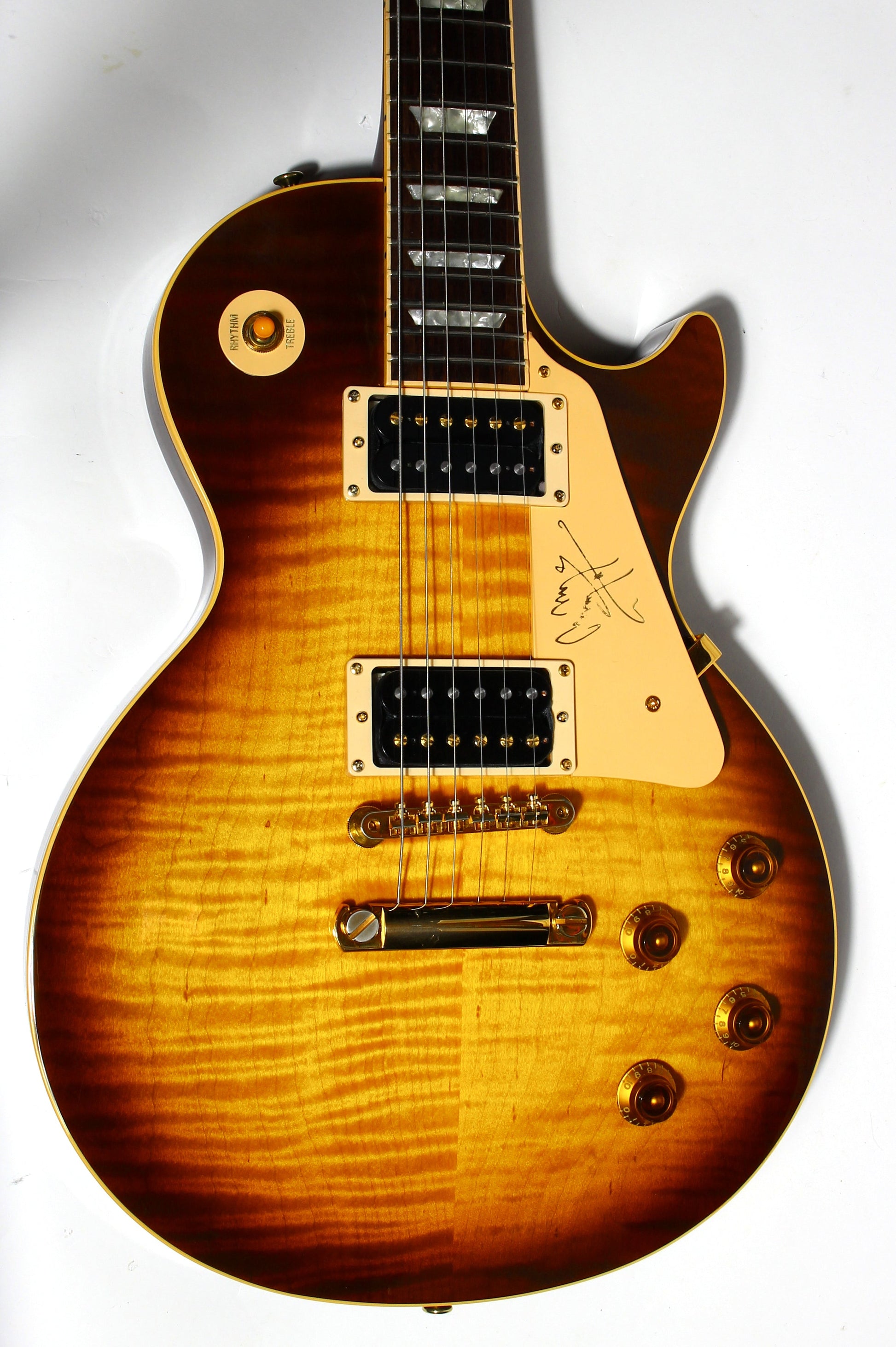 1995 Gibson Jimmy Page Les Paul Standard Signature 1959 Model - Iced Tea Plus Flametop Classic
