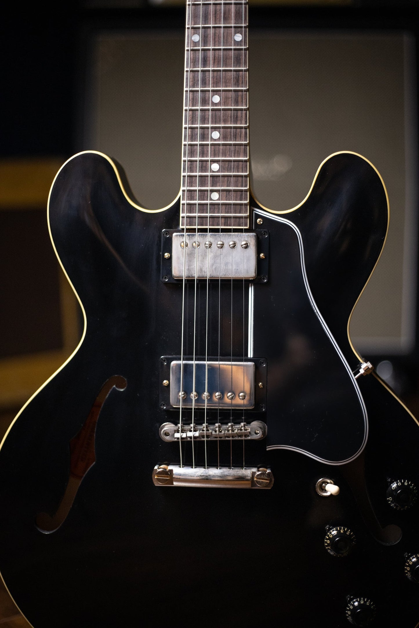 Gibson Custom Shop 1959 ES-335 Reissue VOS Electric Guitar - Ebony