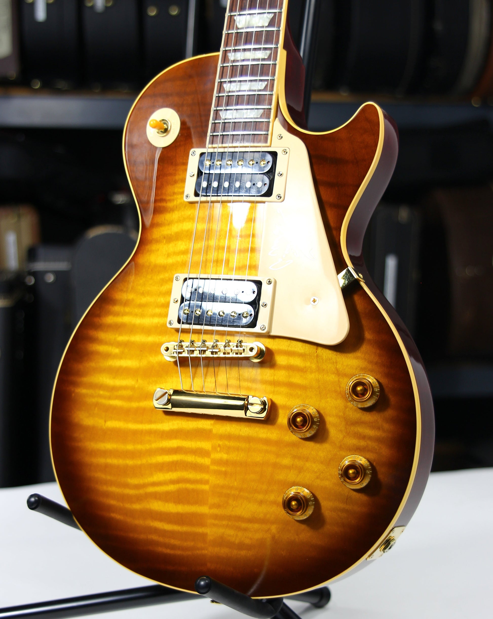 1995 Gibson Jimmy Page Les Paul Standard Signature 1959 Model - Iced Tea Plus Flametop Classic