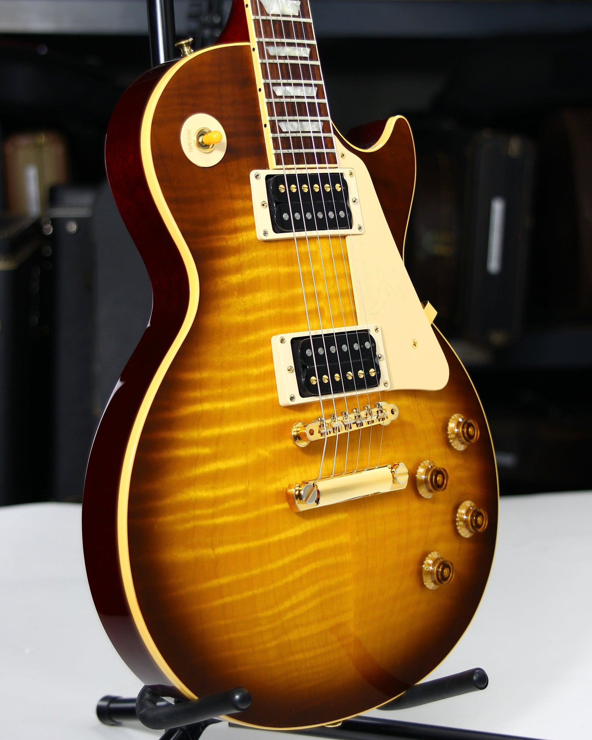 1995 Gibson Jimmy Page Les Paul Standard Signature 1959 Model - Iced Tea Plus Flametop Classic