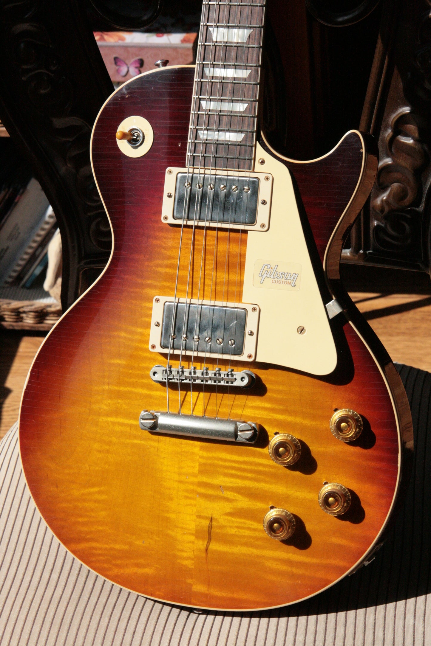2018 Gibson AGED 1958 Les Paul Historic Reissue! R8 58 Dark Bourbon Fade Custom Shop TH Specs
